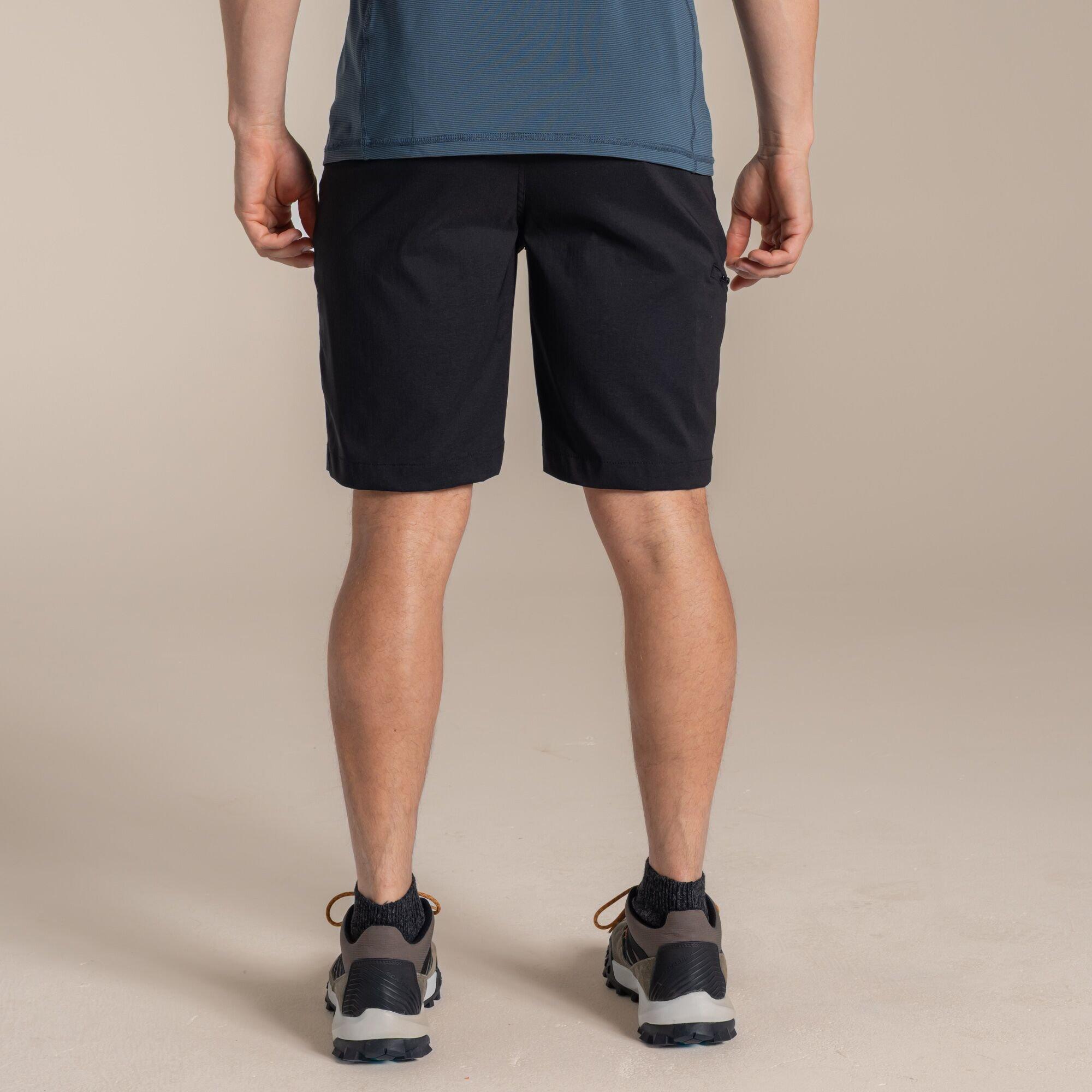 Black - Craghoppers - Kiwi Pro III Water-Repellent Travel Shorts - 4