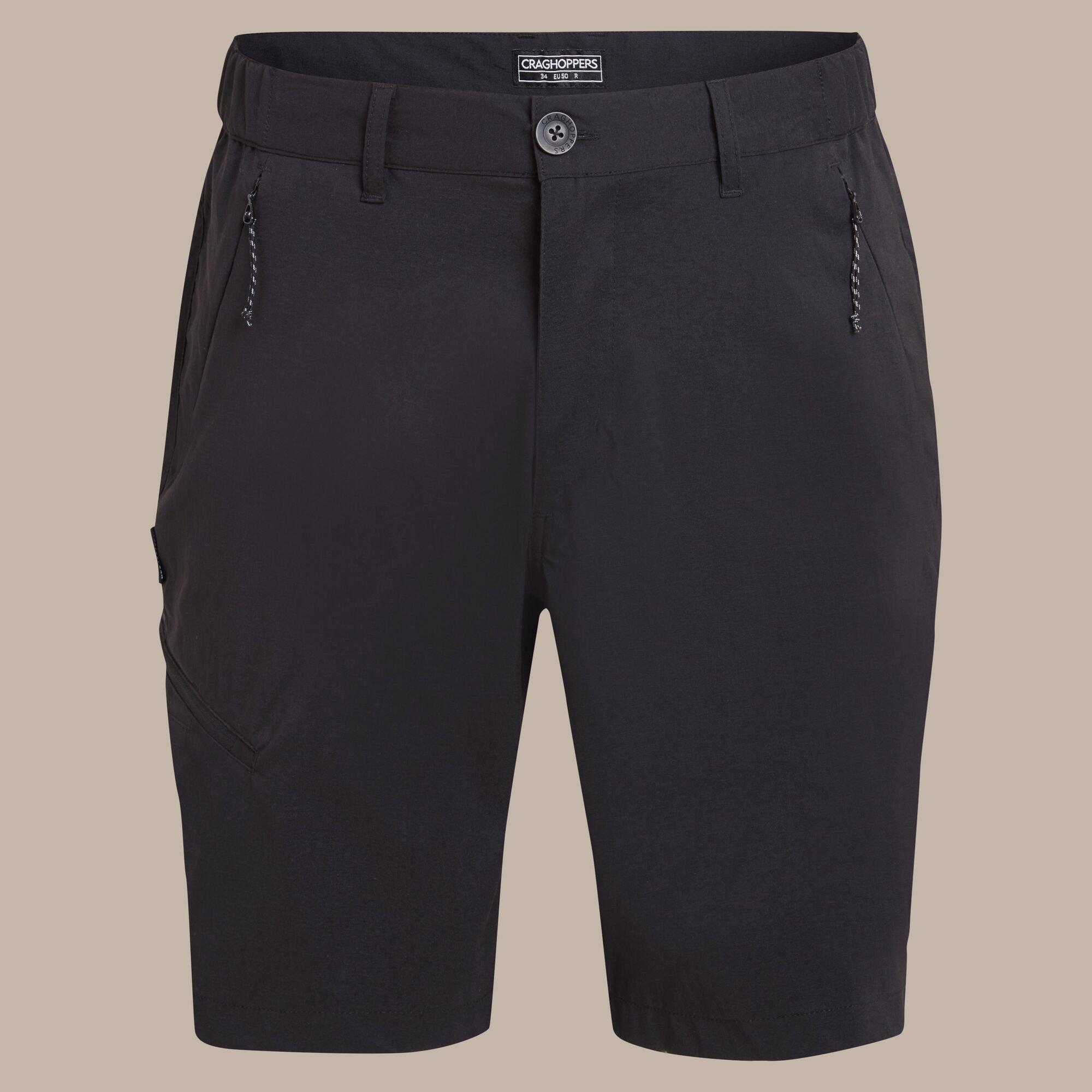 Black - Craghoppers - Kiwi Pro III Water-Repellent Travel Shorts - 9