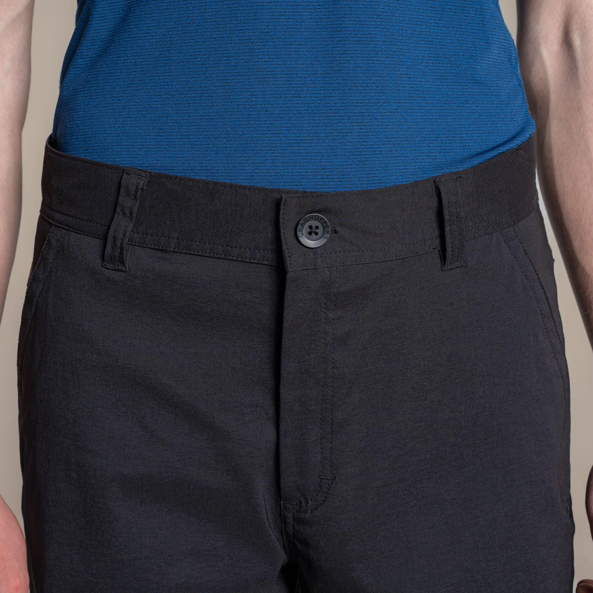 Black - Craghoppers - Brisk Pro Water-Repellent Shorts - 14