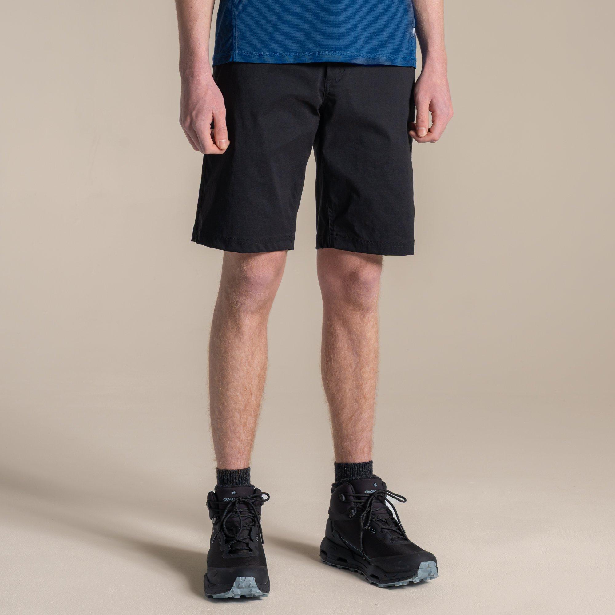 Black - Craghoppers - Brisk Pro Water-Repellent Shorts - 10