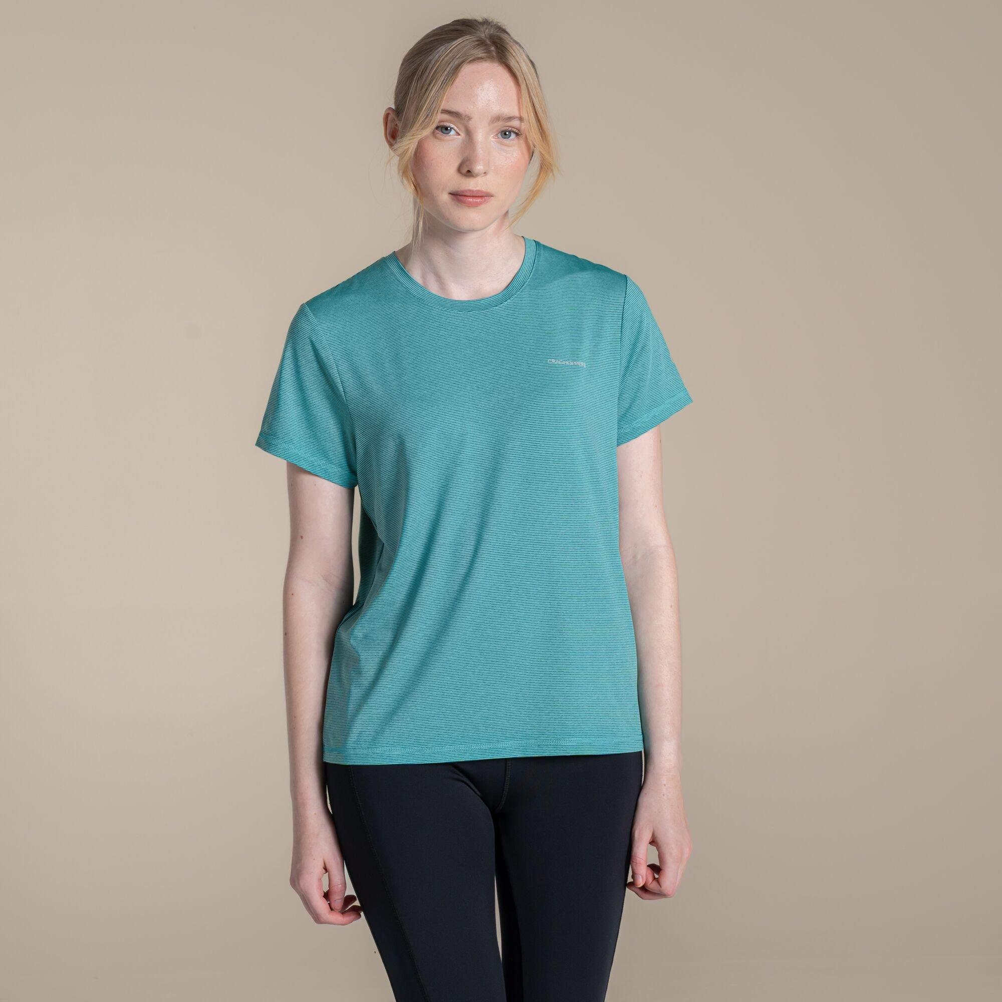 Craghoppers Women's Ellie Ii Quick-Drying Technical T-Shirt - Glazed Aqua - 6