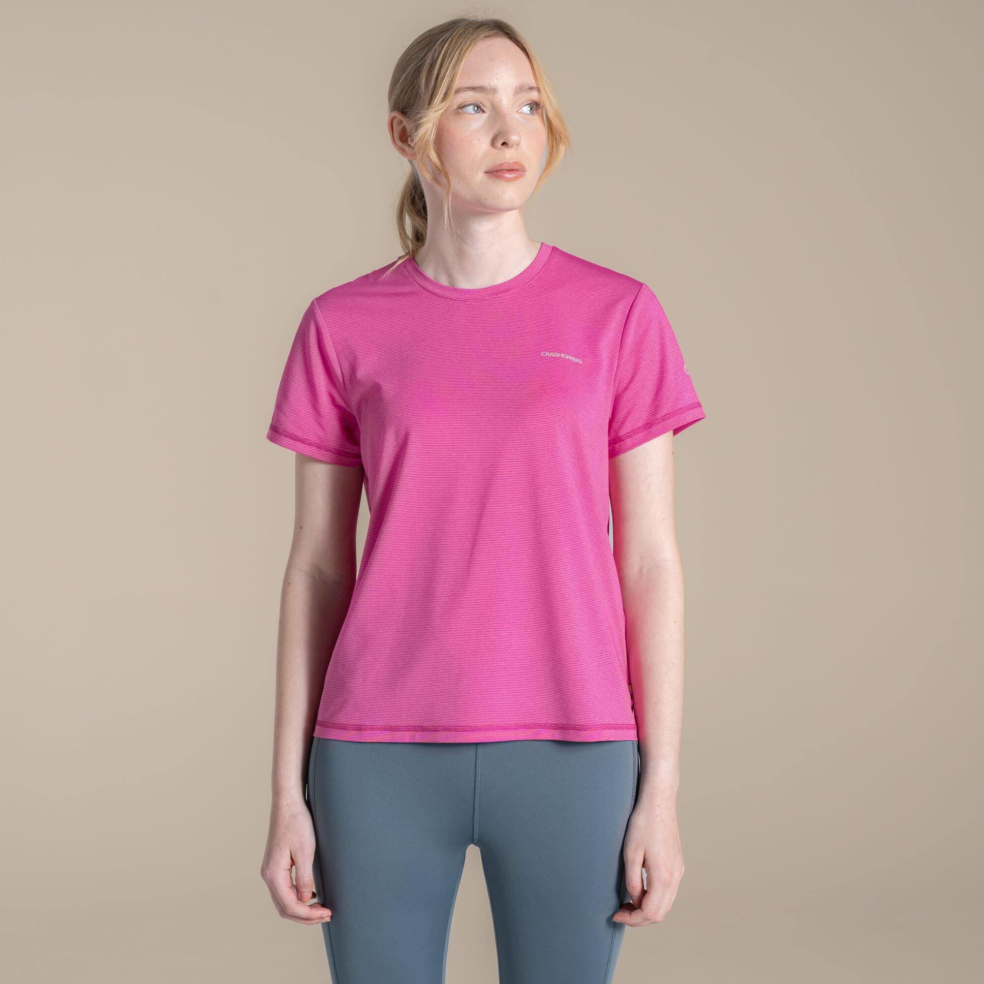 Craghoppers Women's Damask Rose Ellie Ii Quick-Drying Technical T-Shirt - 12