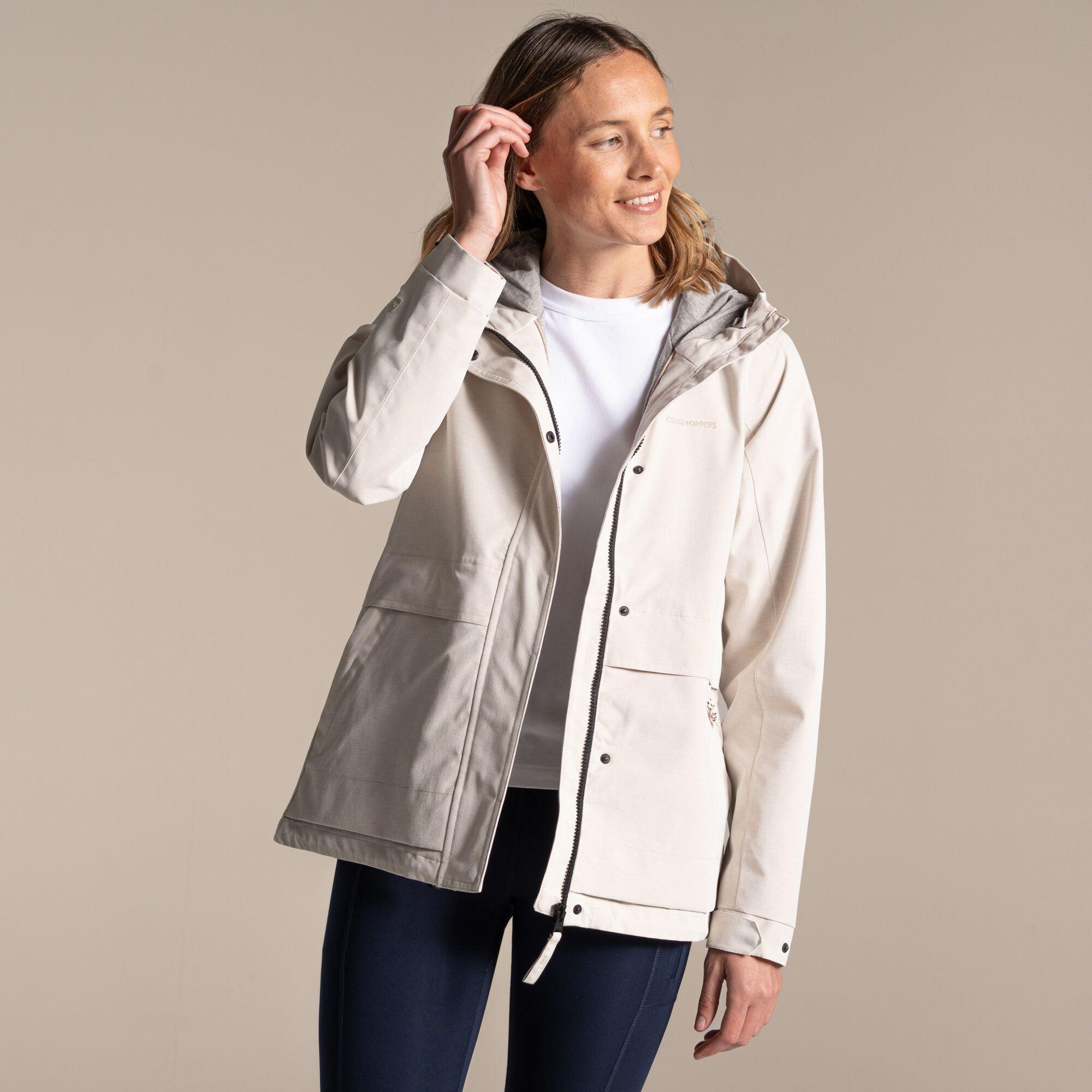 Oyster - Craghoppers - Maryam Waterproof AquaDry Jacket - 1