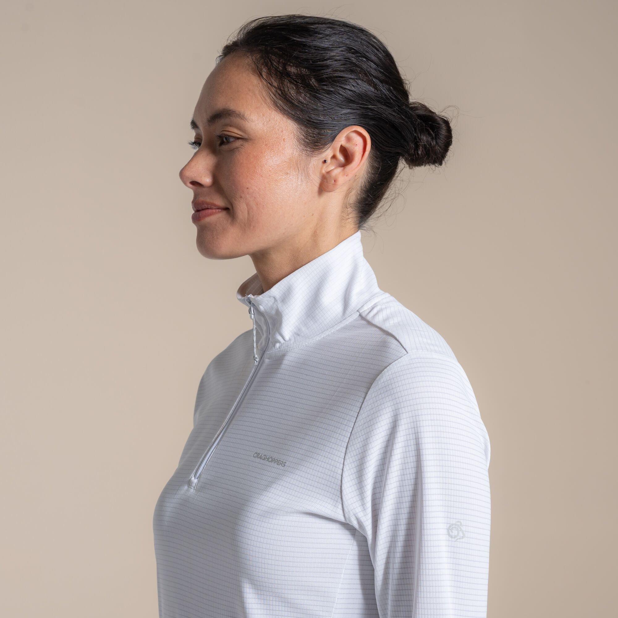 White - Craghoppers - NosiLife Solar Shield+ Quick-Drying Half Zip Top - 5