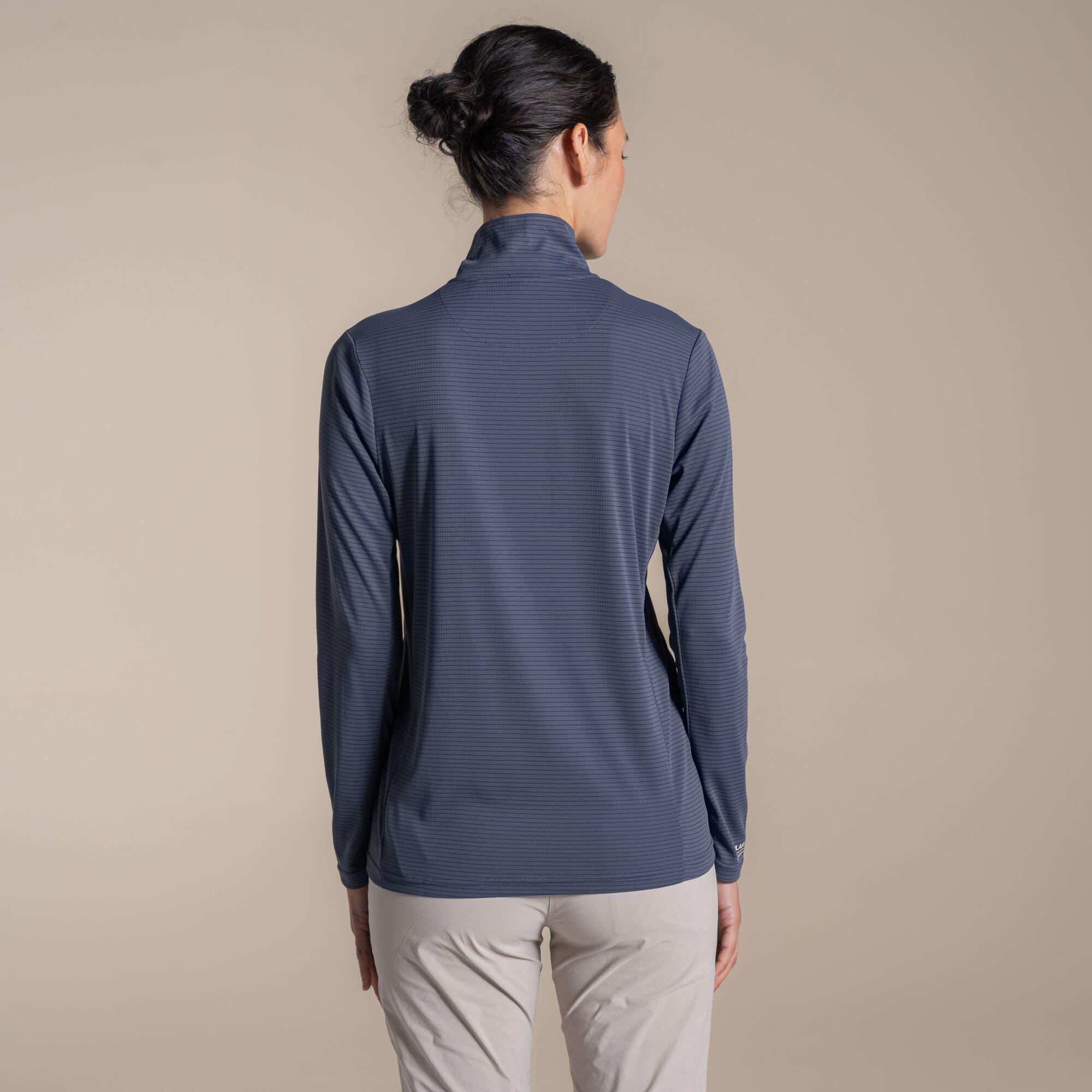 Anthracite - Craghoppers - Womens NosiLife Solar Shield+ Quick-Drying Half Zi - 3