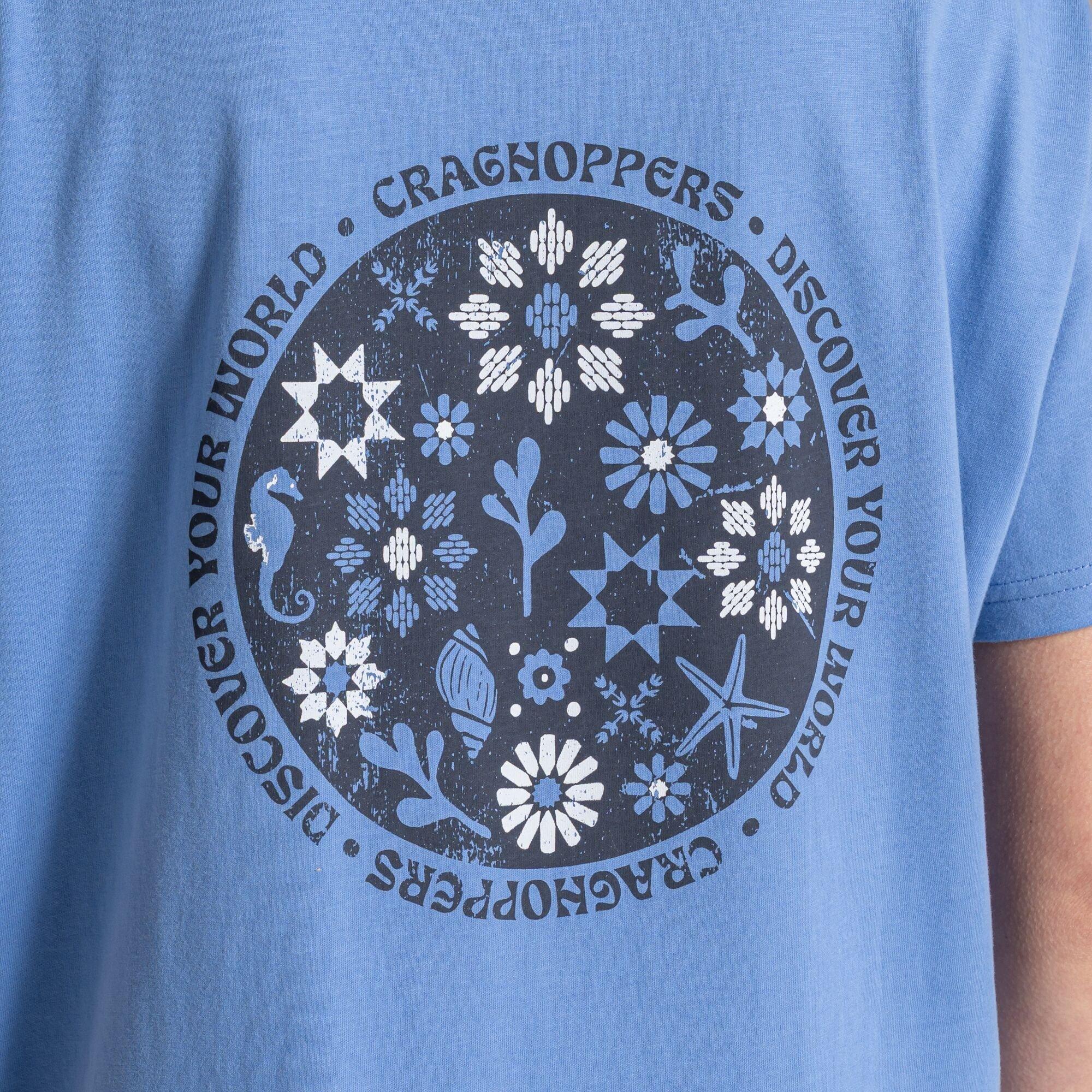 Vinca Blue - Craghoppers - Yago Short-Sleeved Top - 4