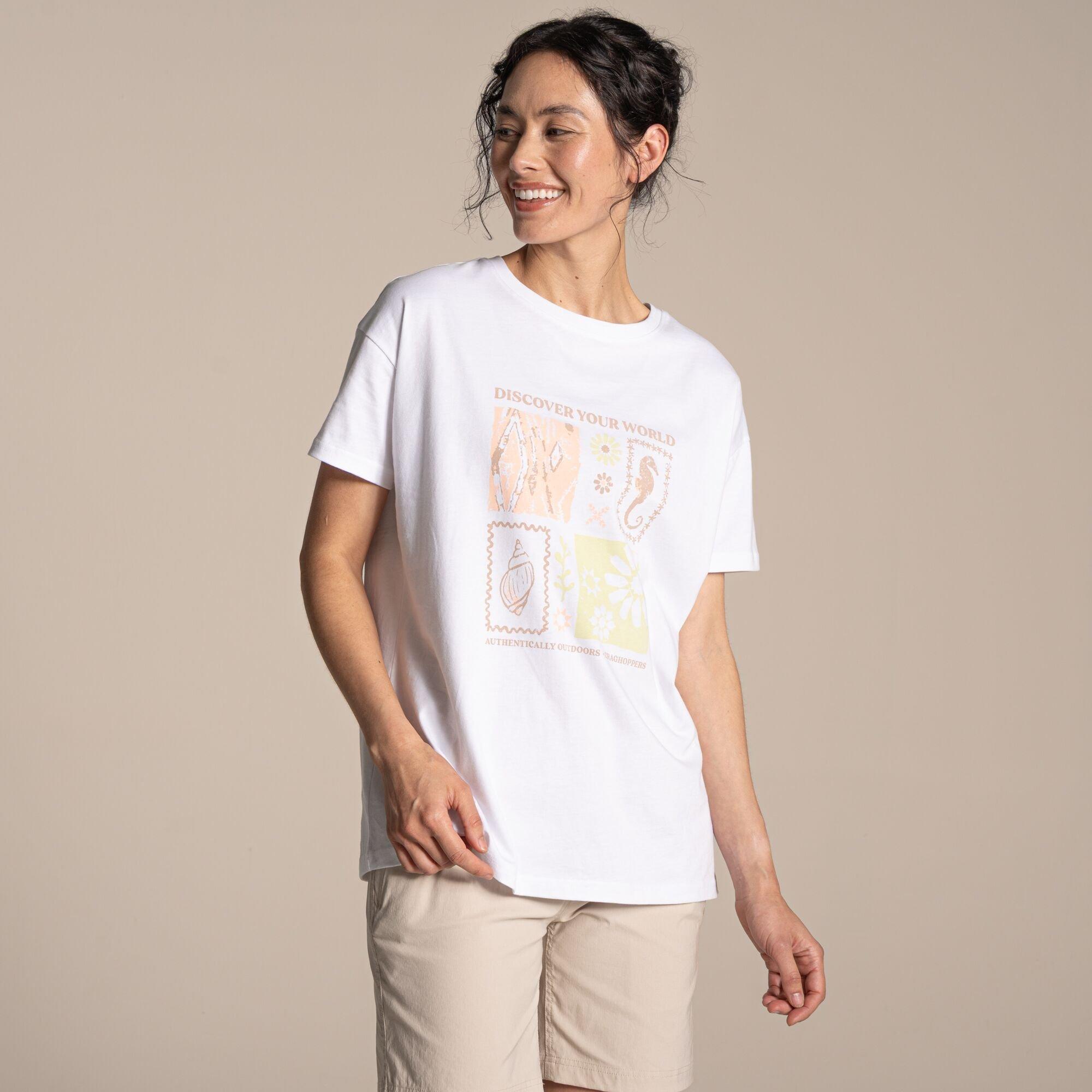 White Summer - Craghoppers - Yago Short-Sleeved Top - 2