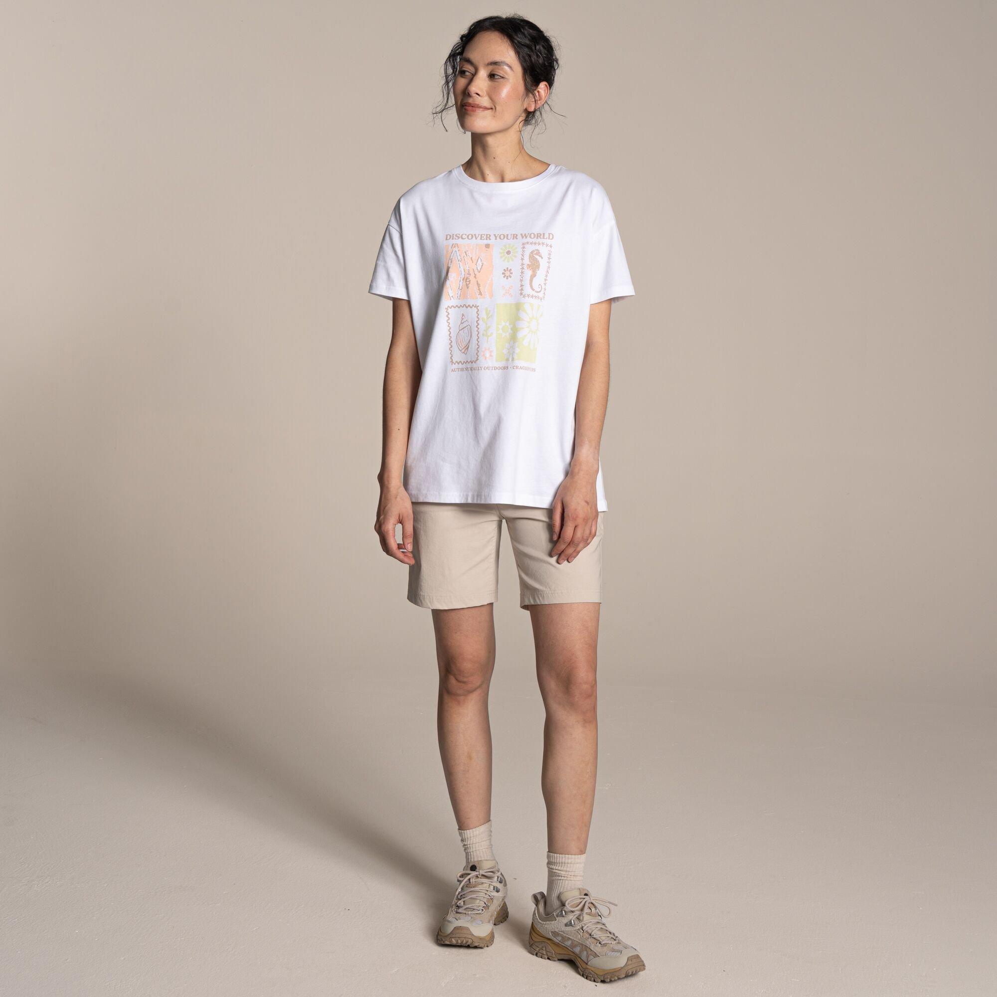 White Summer - Craghoppers - Yago Short-Sleeved Top - 4