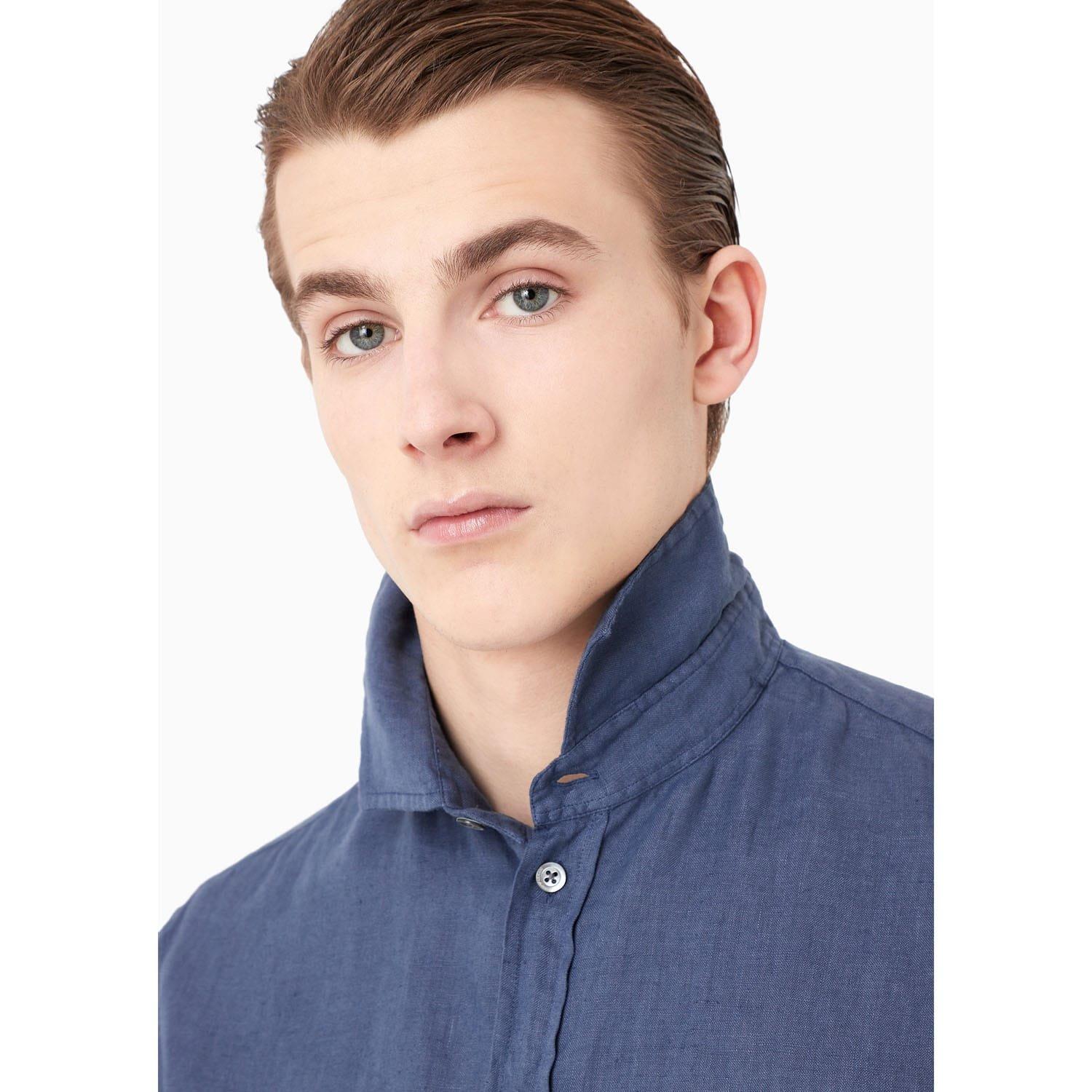 Blue - Emporio Armani - Shirt - 4
