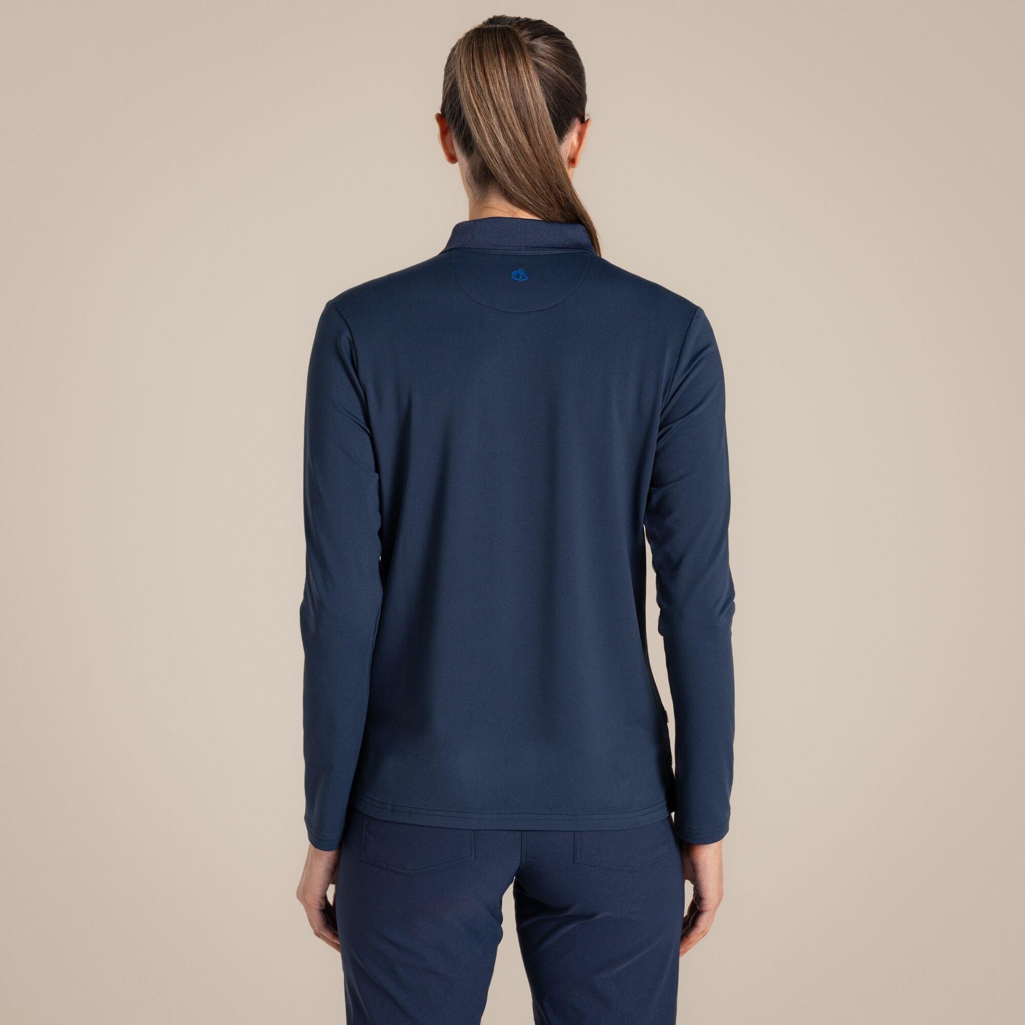 Blue Navy - Craghoppers - Womens NosiLife Thornbury Long-Sleeved Quick-Dryin - 4