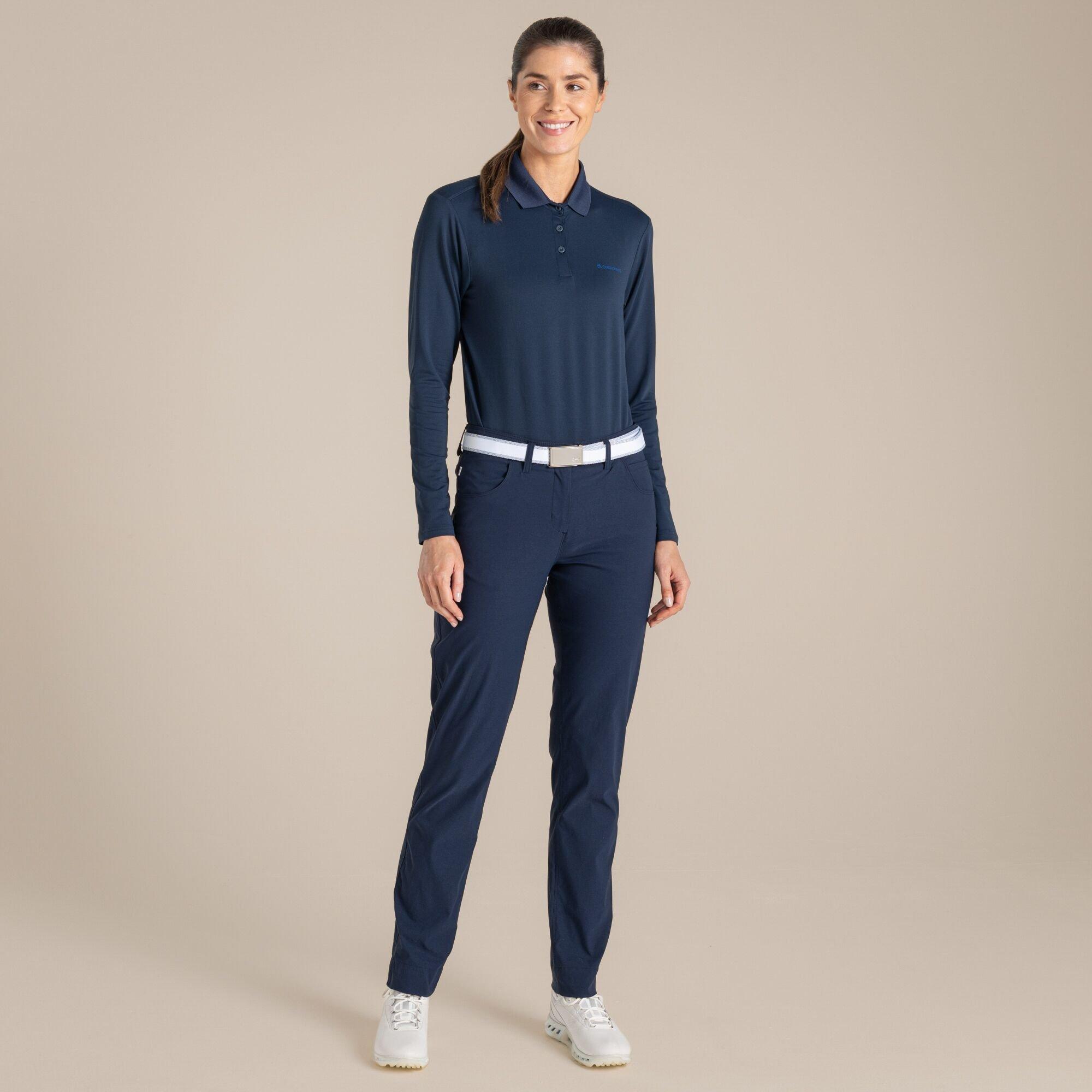 Blue Navy - Craghoppers - Womens NosiLife Thornbury Long-Sleeved Quick-Dryin - 10