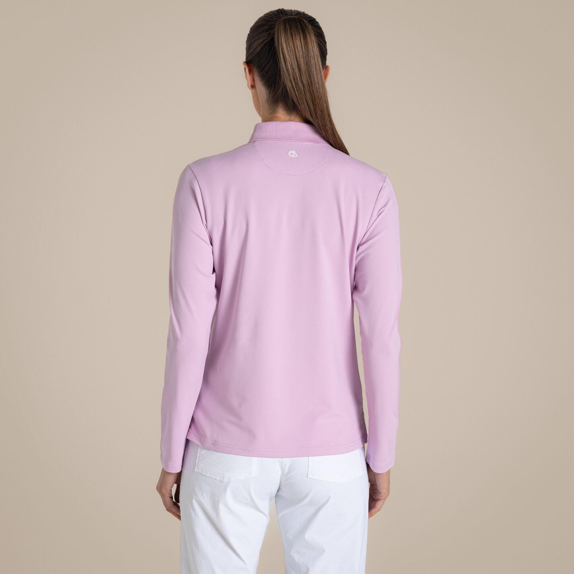 Orchid - Craghoppers - NosiLife Thornbury Long-Sleeved Quick-Drying Golf - 3