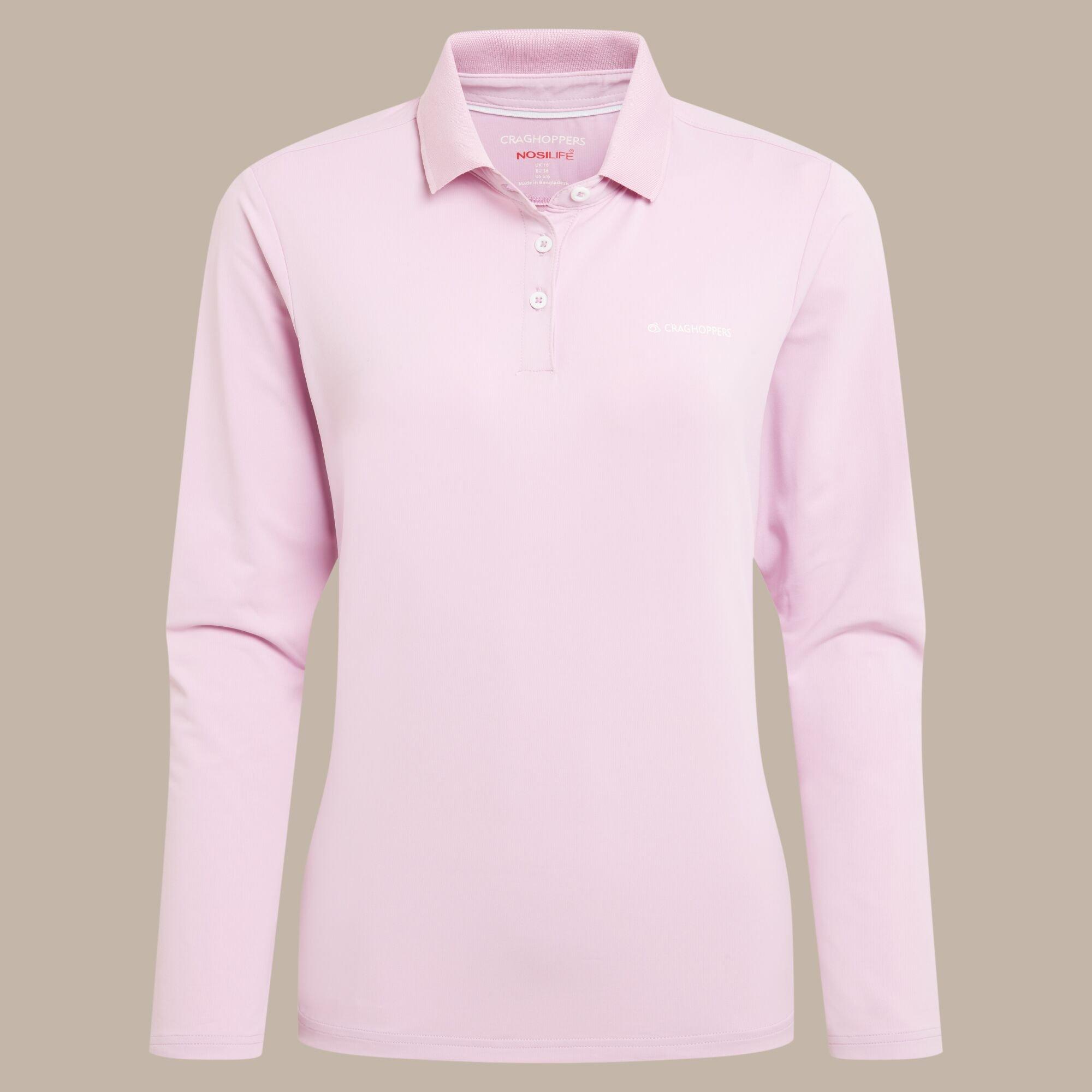 Orchid - Craghoppers - NosiLife Thornbury Long-Sleeved Quick-Drying Golf - 8