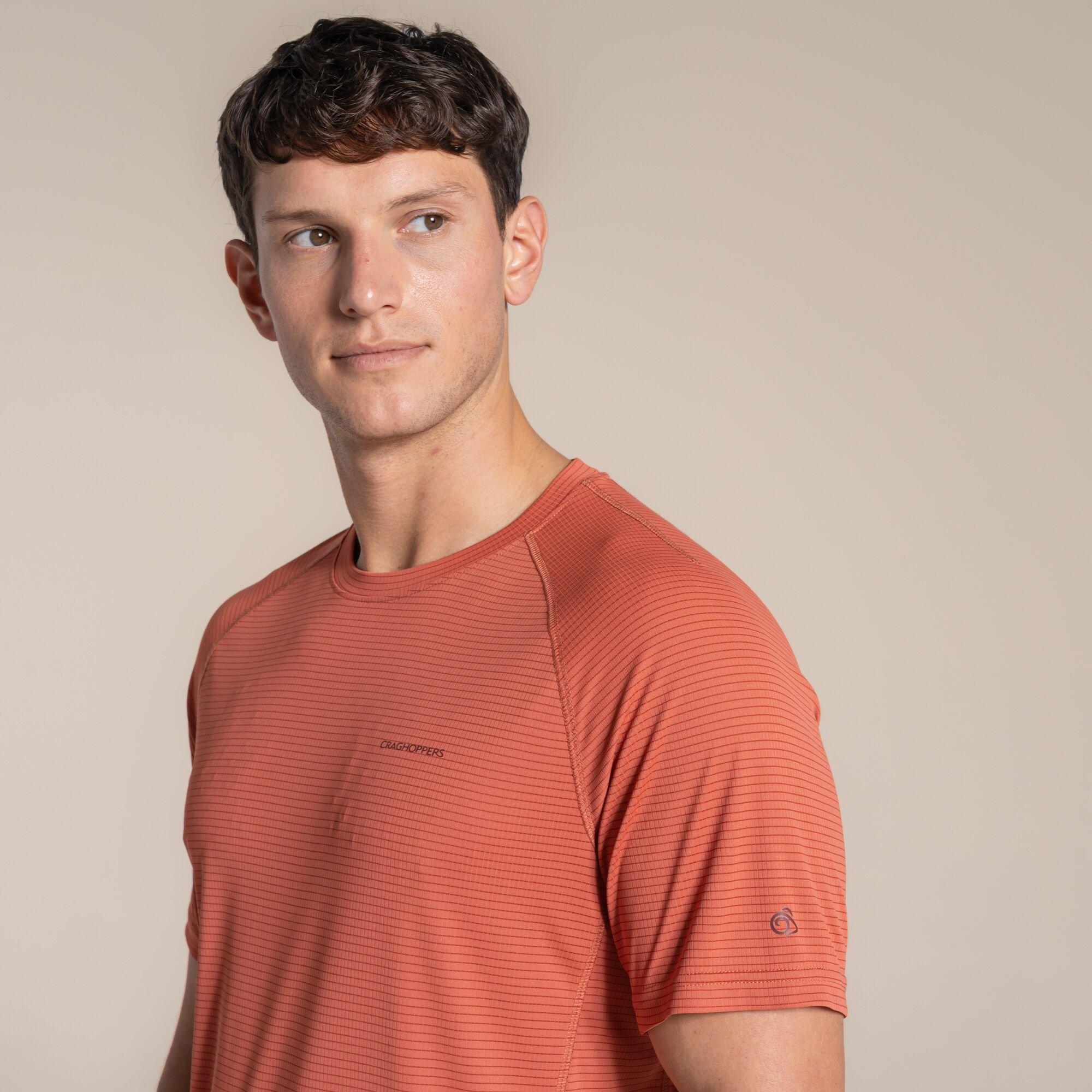 Dark Sahara - Craghoppers - Mens NosiLife Solar Shield+ Short-Sleeved T-Shirt - 4