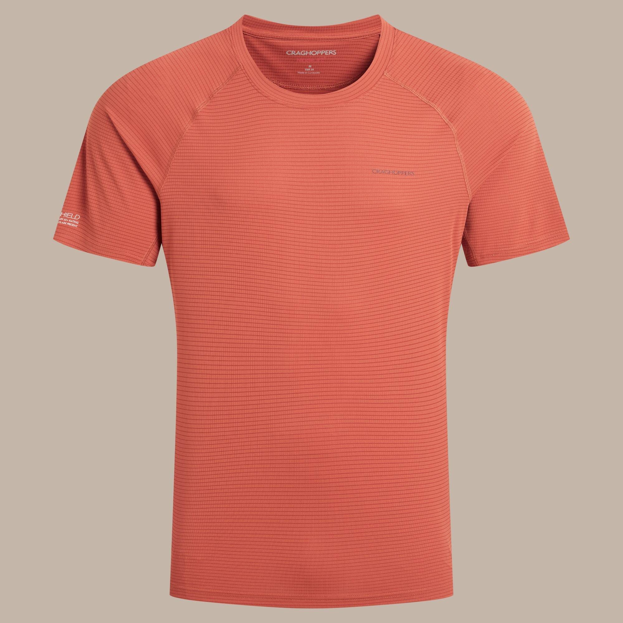 Dark Sahara - Craghoppers - Mens NosiLife Solar Shield+ Short-Sleeved T-Shirt - 5