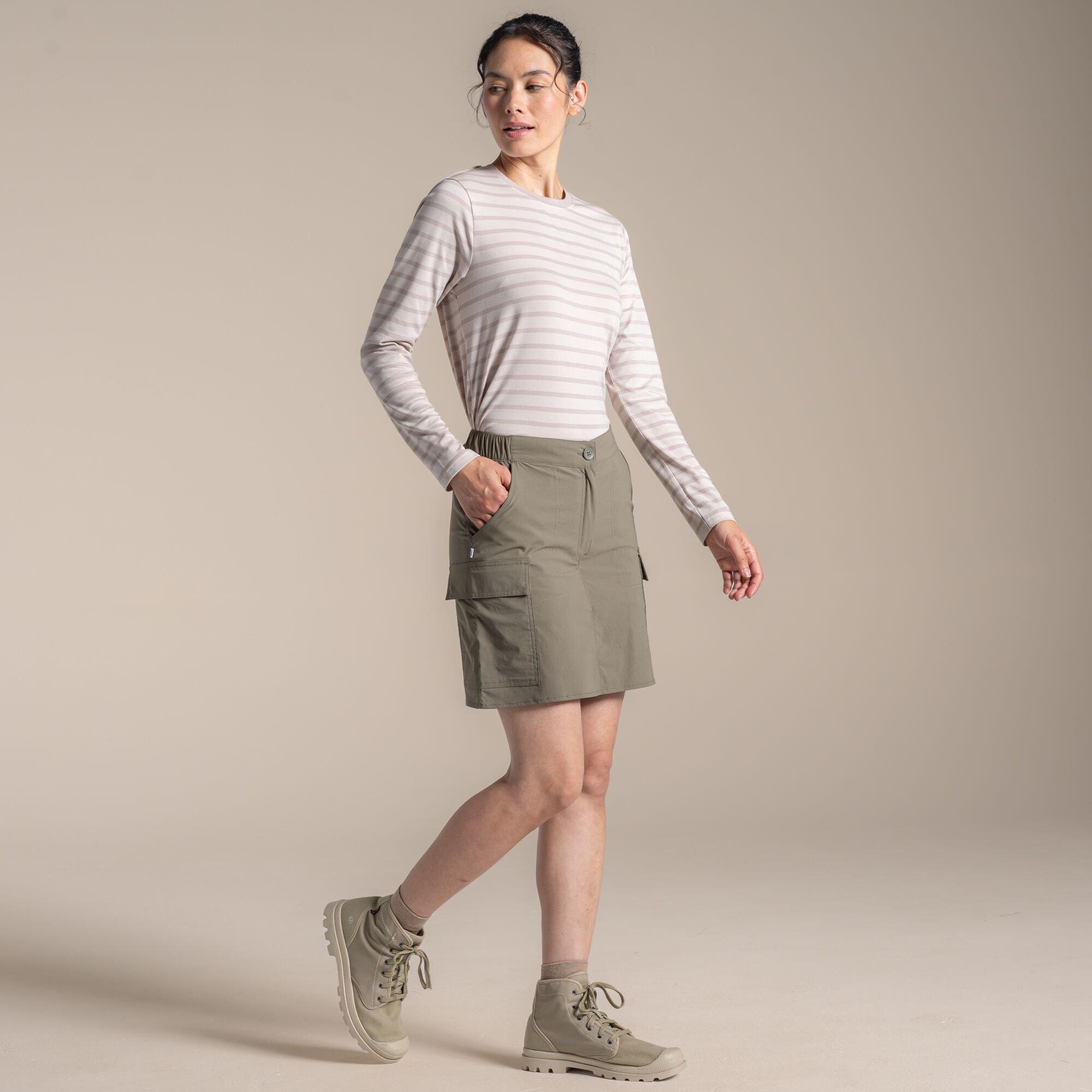 Wild Olive - Craghoppers - NosiLife Pro Quick-Drying Cargo Skort - 1