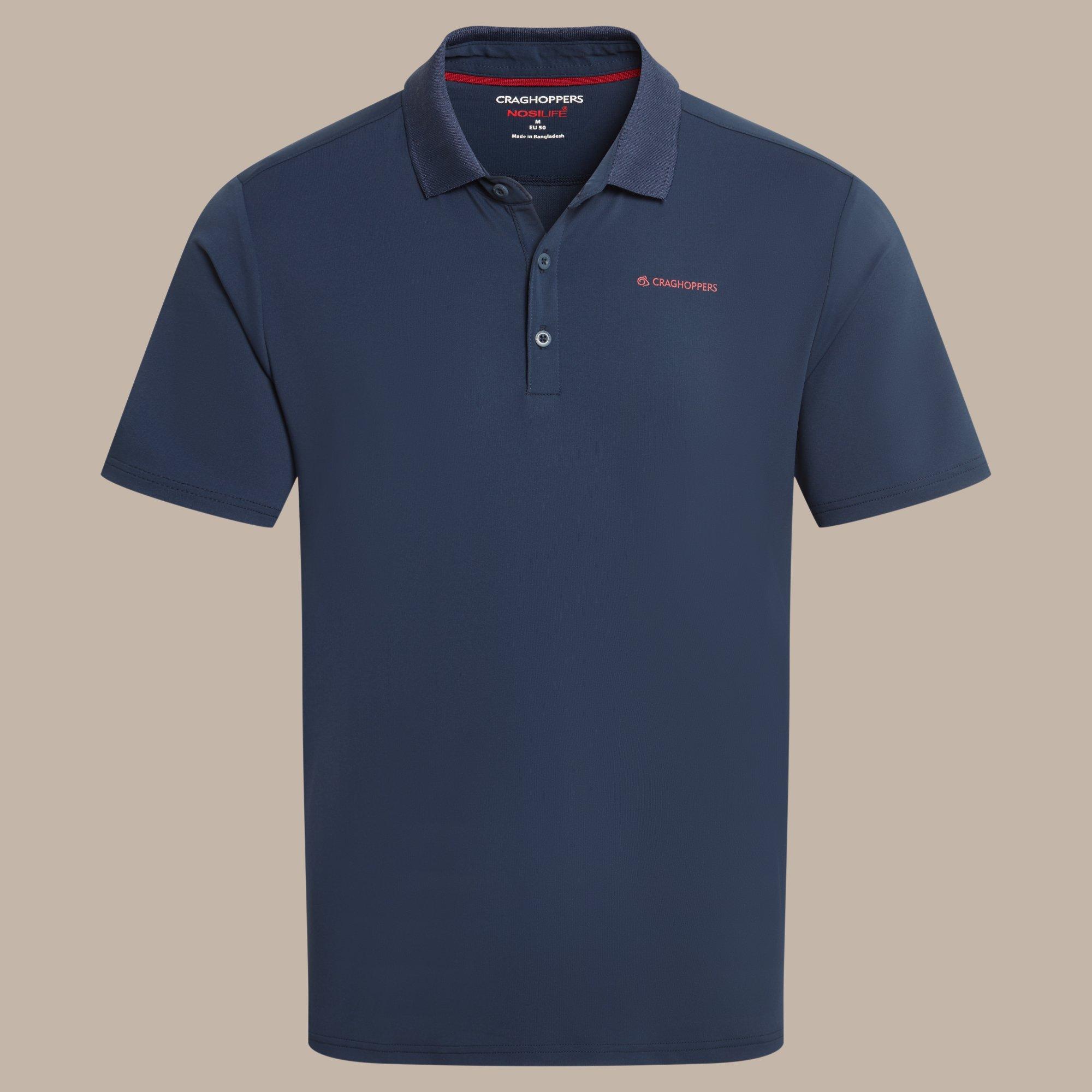 Blue Navy - Craghoppers - NosiLife Bramshaw Quick-Drying Golf Polo Top - 12