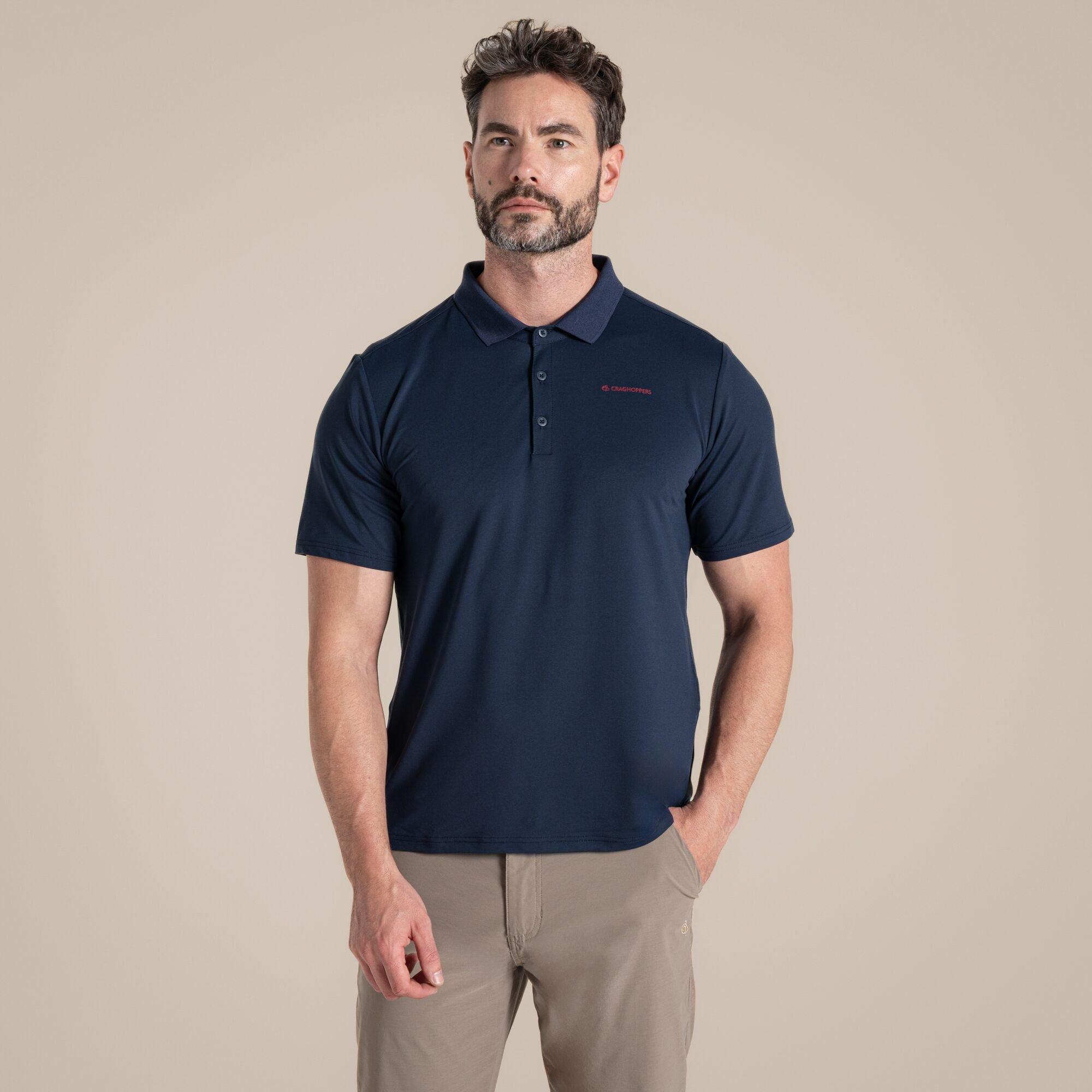 Blue Navy - Craghoppers - NosiLife Bramshaw Quick-Drying Golf Polo Top - 4