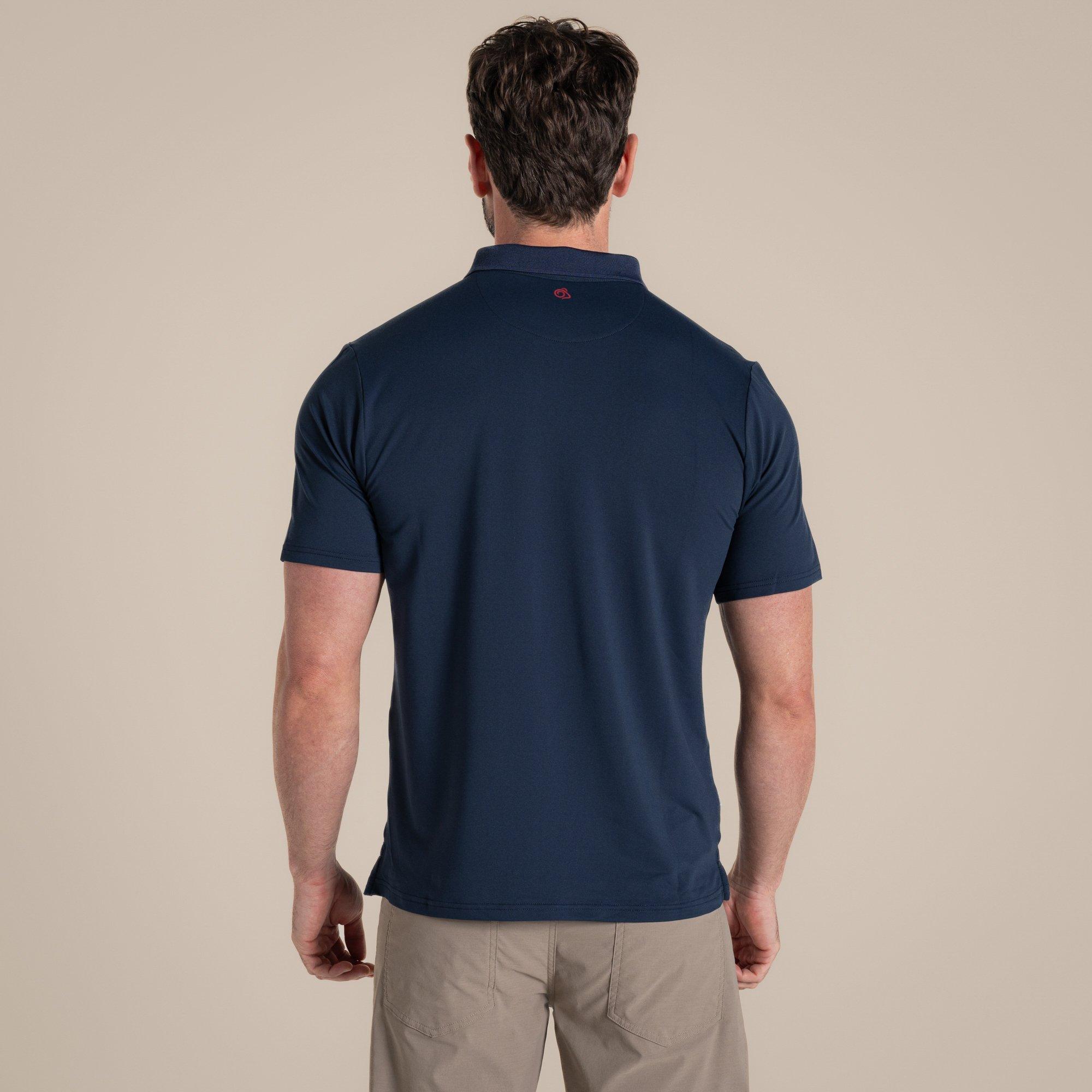 Blue Navy - Craghoppers - NosiLife Bramshaw Quick-Drying Golf Polo Top - 9
