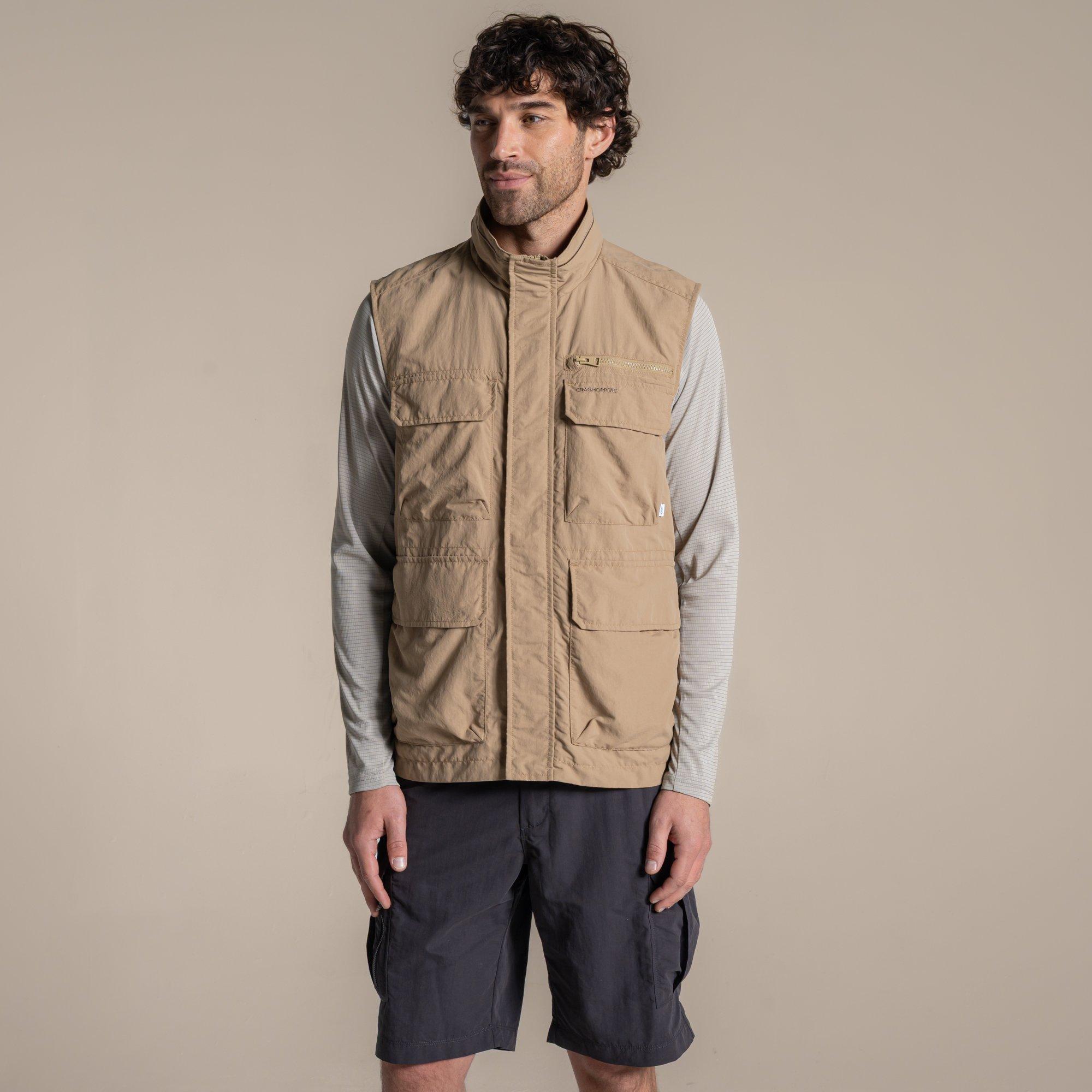 Craghoppers Men's Nosilife Adventure V Insect-Repellent Gilet - Earthenware - M
