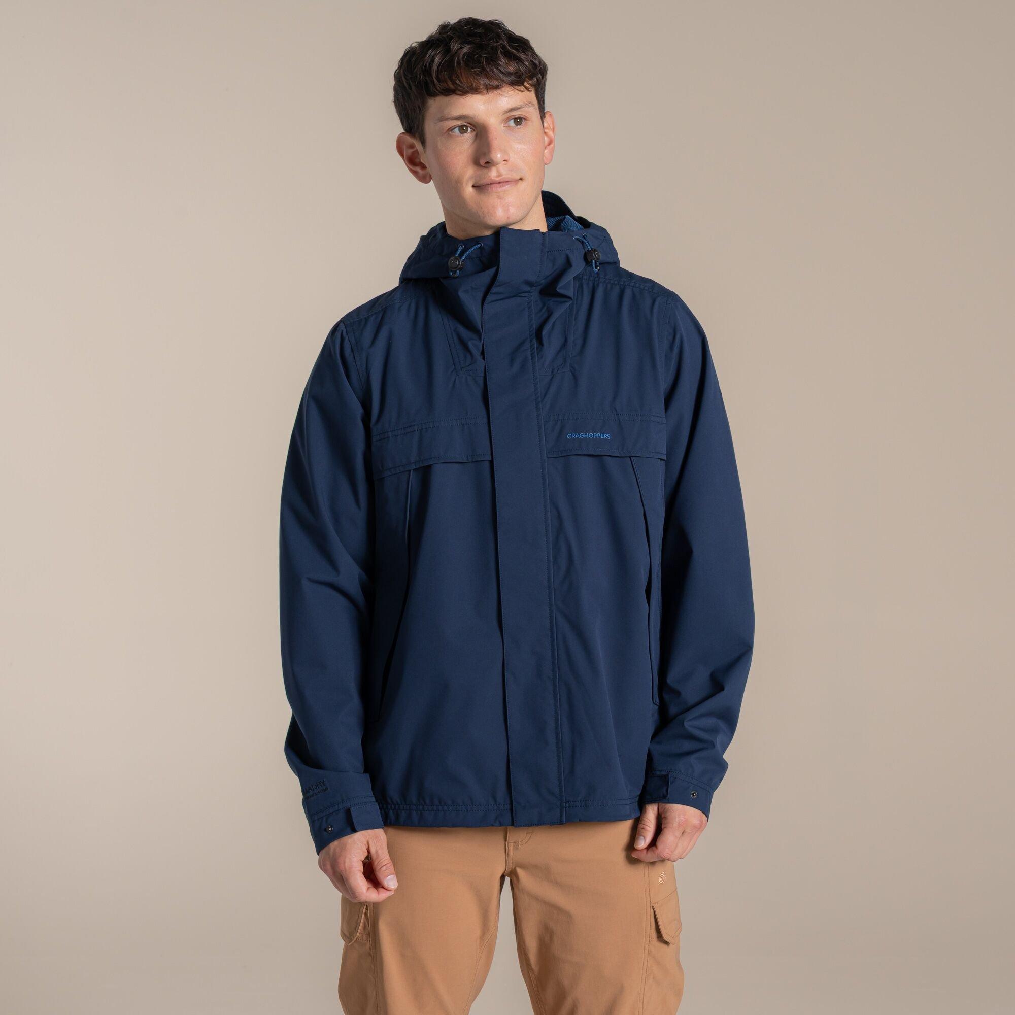 Blue Navy - Craghoppers - Keskadale Waterproof AquaDry Jacket - 1