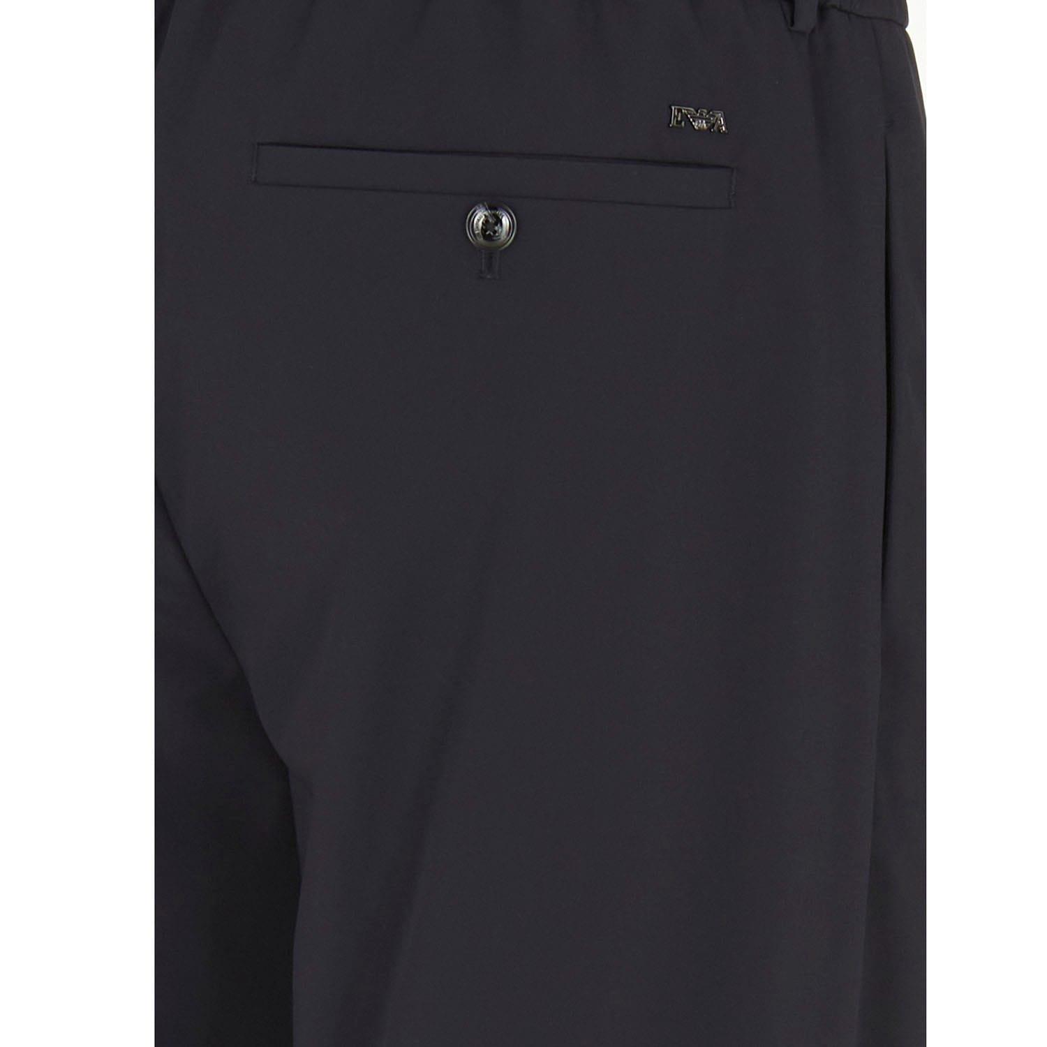 Navy - Emporio Armani - Trousers - 3