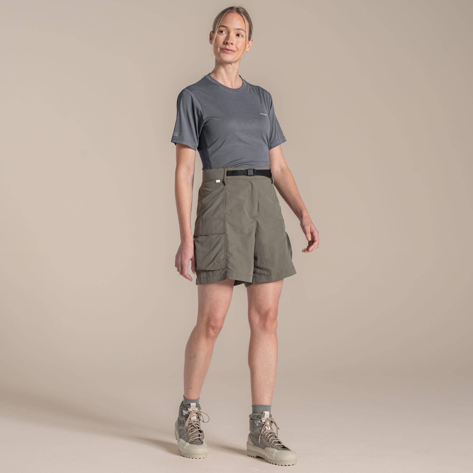Wild Olive - Craghoppers - NosiLife Medina Quick-Drying Cargo Travel Shorts - 3