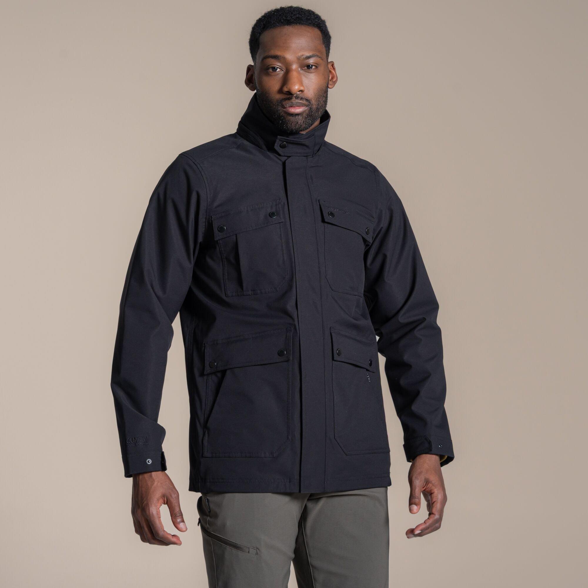 Black - Craghoppers - Sandarac Waterproof AquaDry Jacket - 1