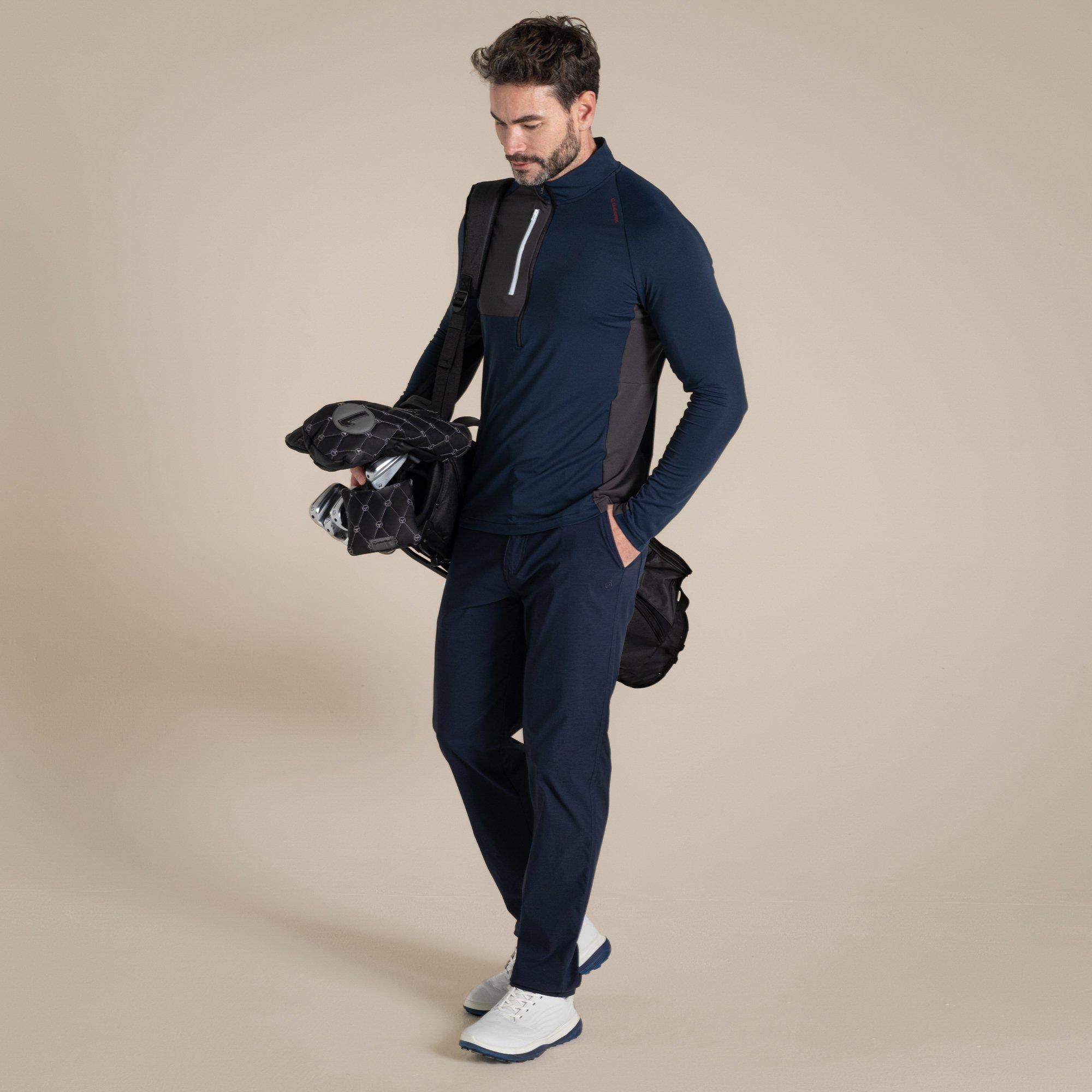 Blue Navy - Craghoppers - NosiLife Goswick Quick-Drying Half Zip Top - 1