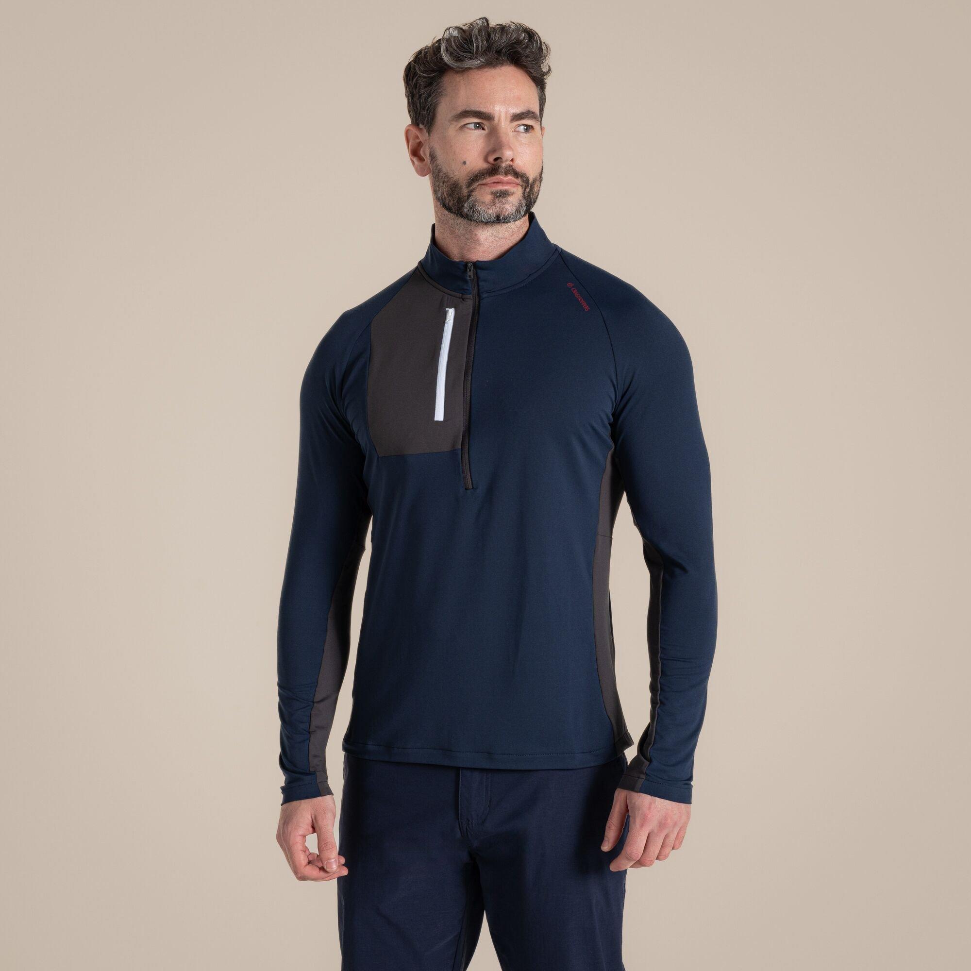 Blue Navy - Craghoppers - NosiLife Goswick Quick-Drying Half Zip Top - 4