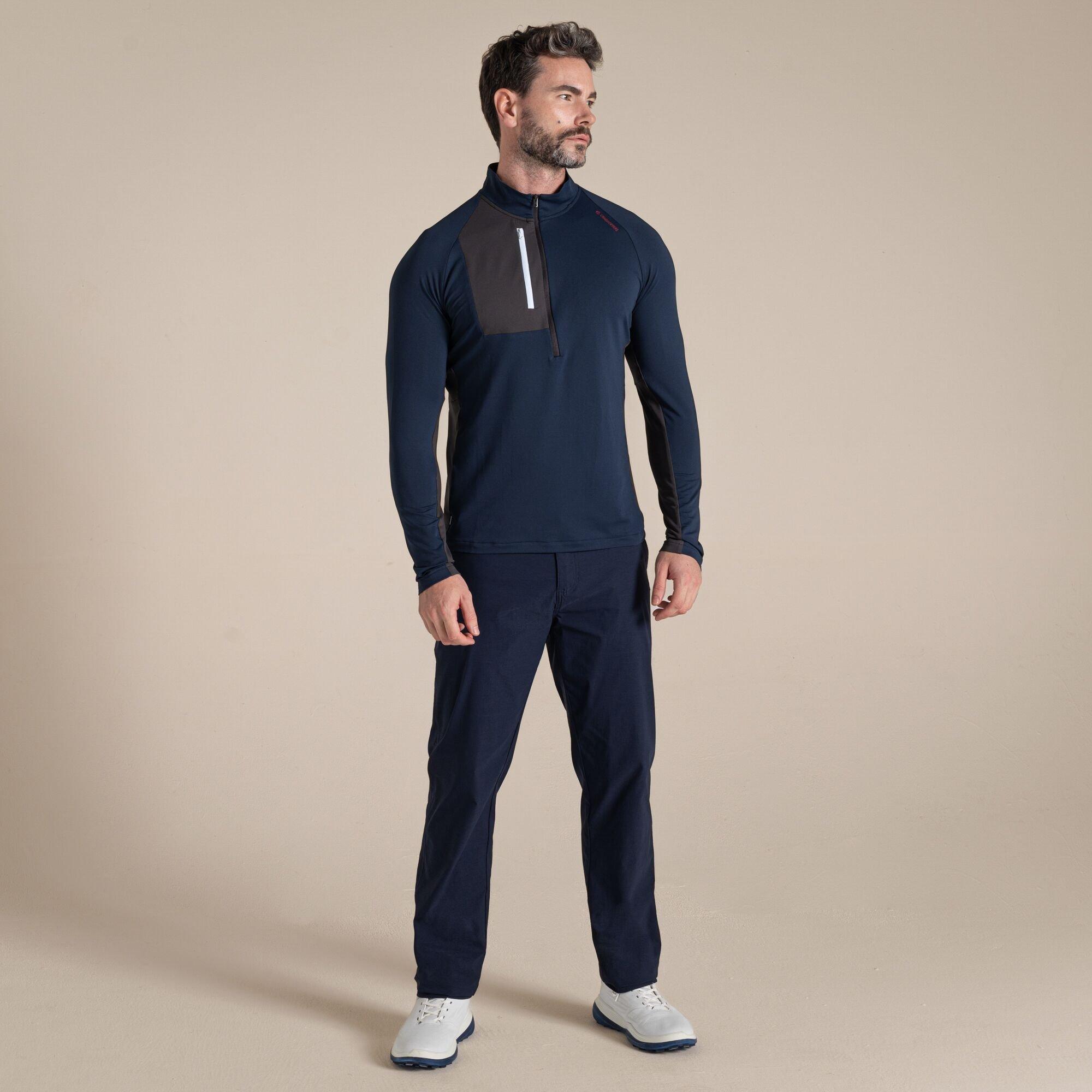 Blue Navy - Craghoppers - NosiLife Goswick Quick-Drying Half Zip Top - 5