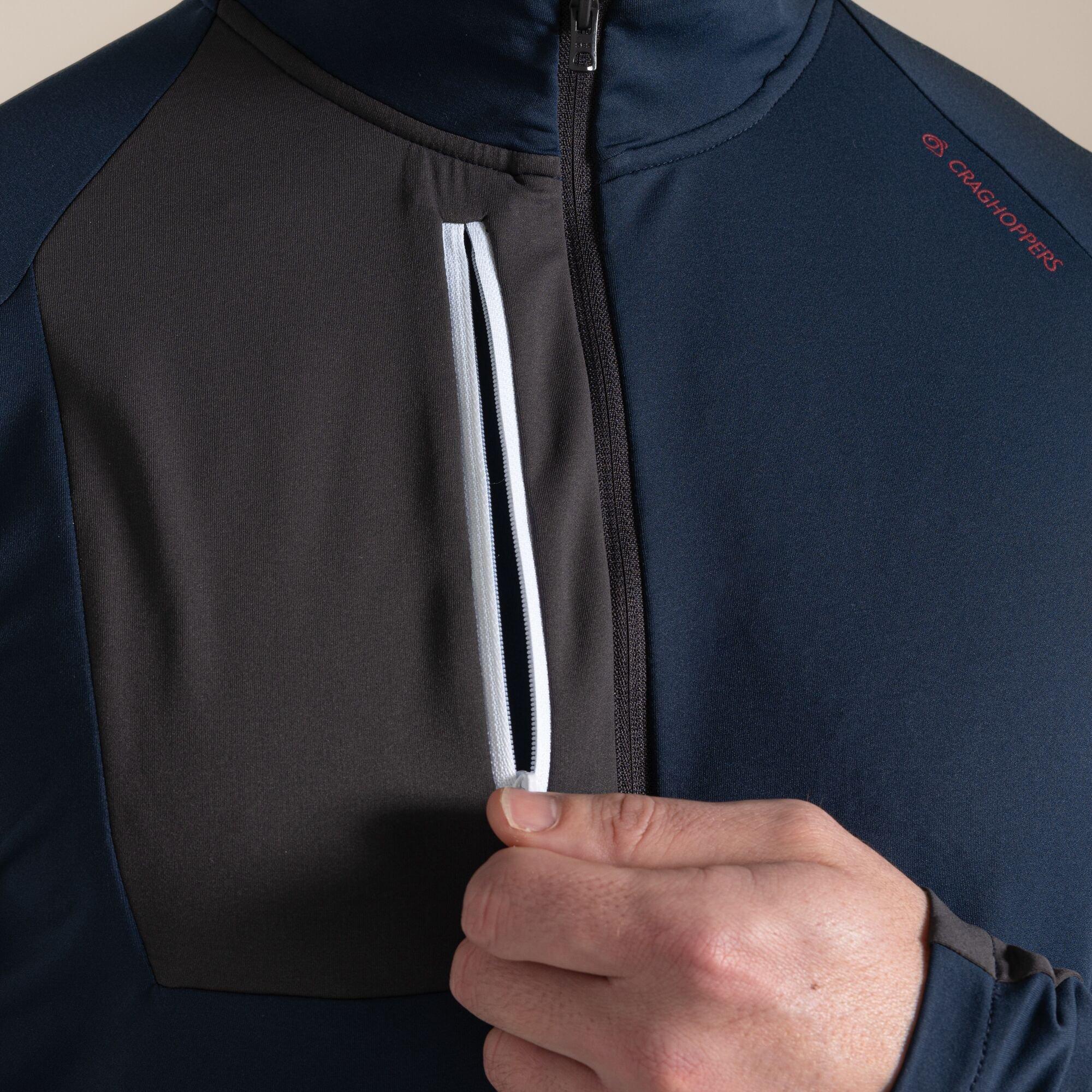 Blue Navy - Craghoppers - NosiLife Goswick Quick-Drying Half Zip Top - 8