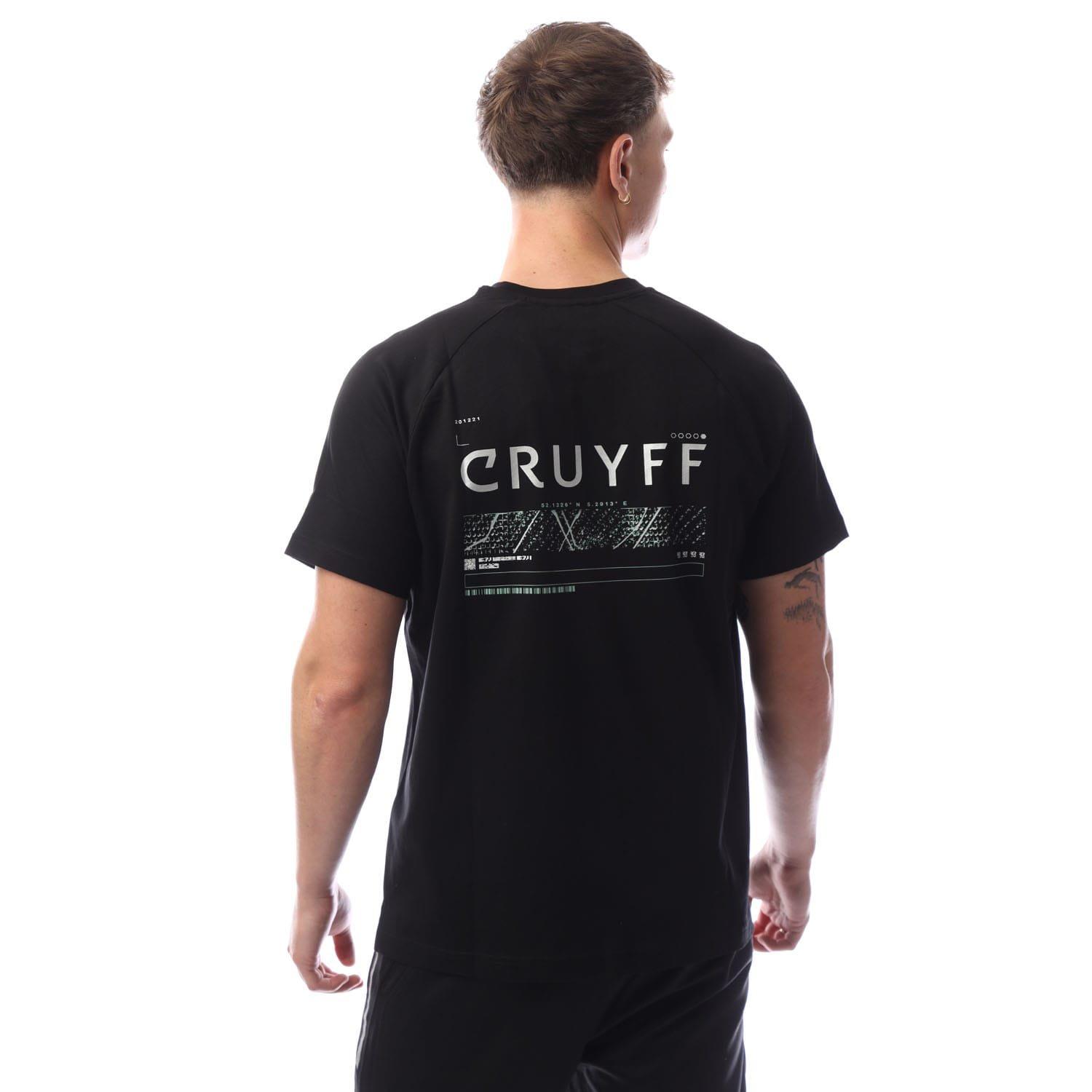 Black - Cruyff - Back Graphic Raglan T-Shirt - 2