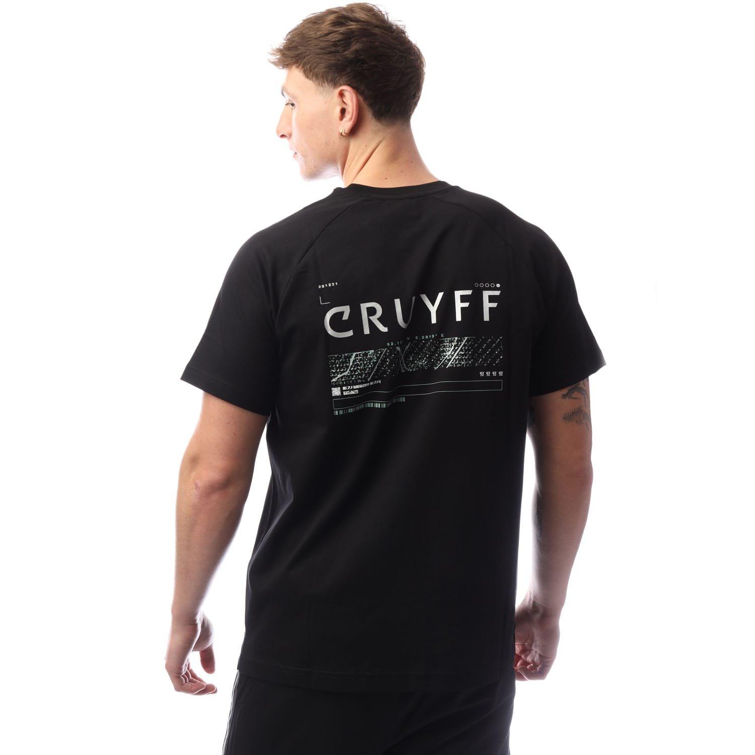 Black - Cruyff - Back Graphic Raglan T-Shirt - 4