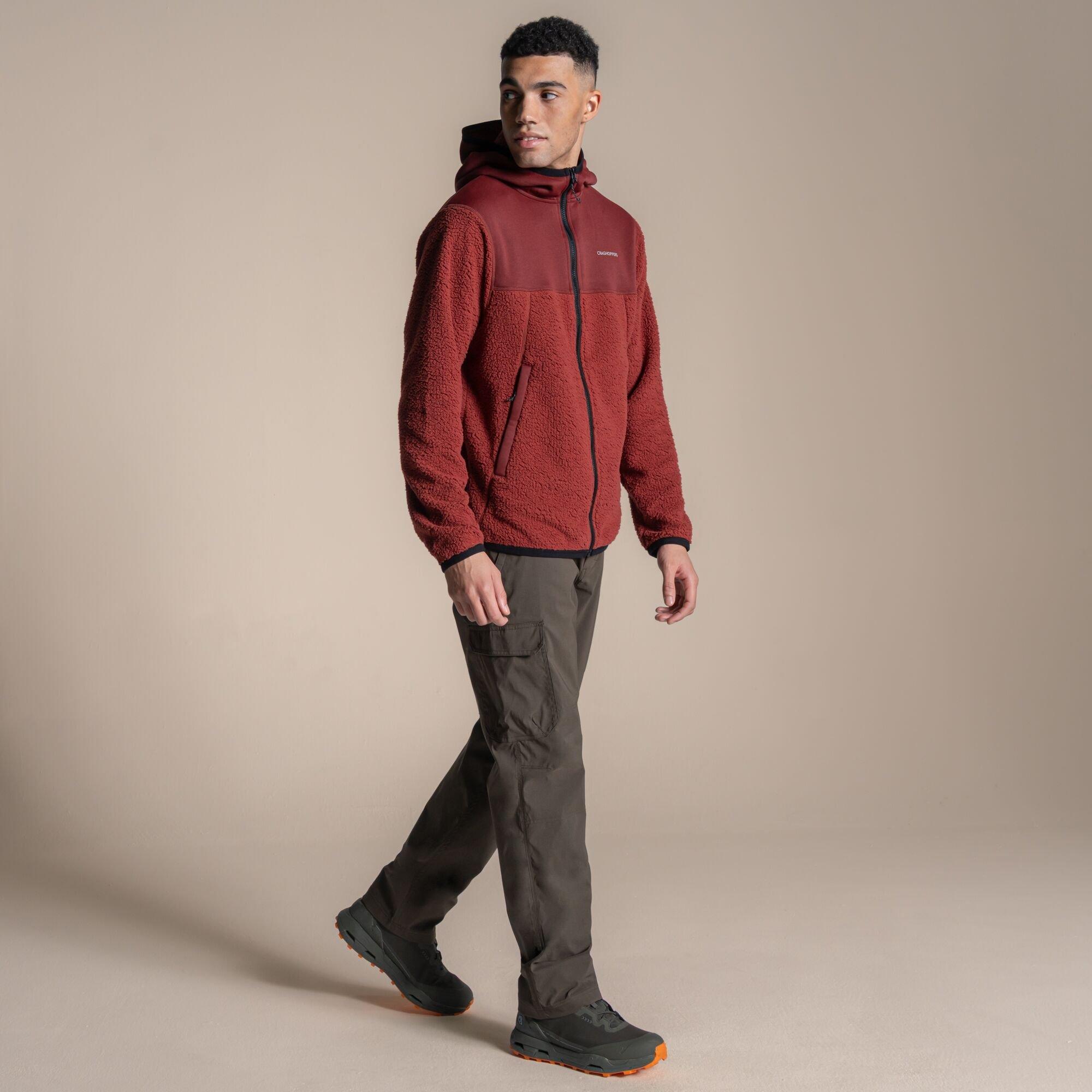 Burnt Maroon - Craghoppers - Telesto Insulated Hooded Fleece Jacket - 3