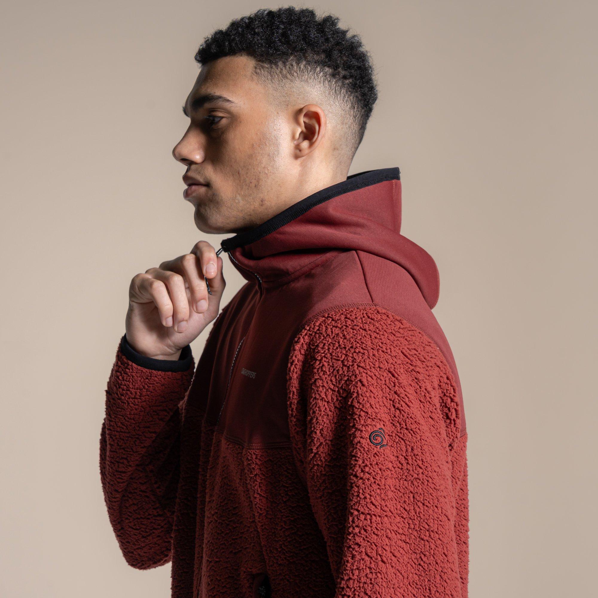 Burnt Maroon - Craghoppers - Telesto Insulated Hooded Fleece Jacket - 6