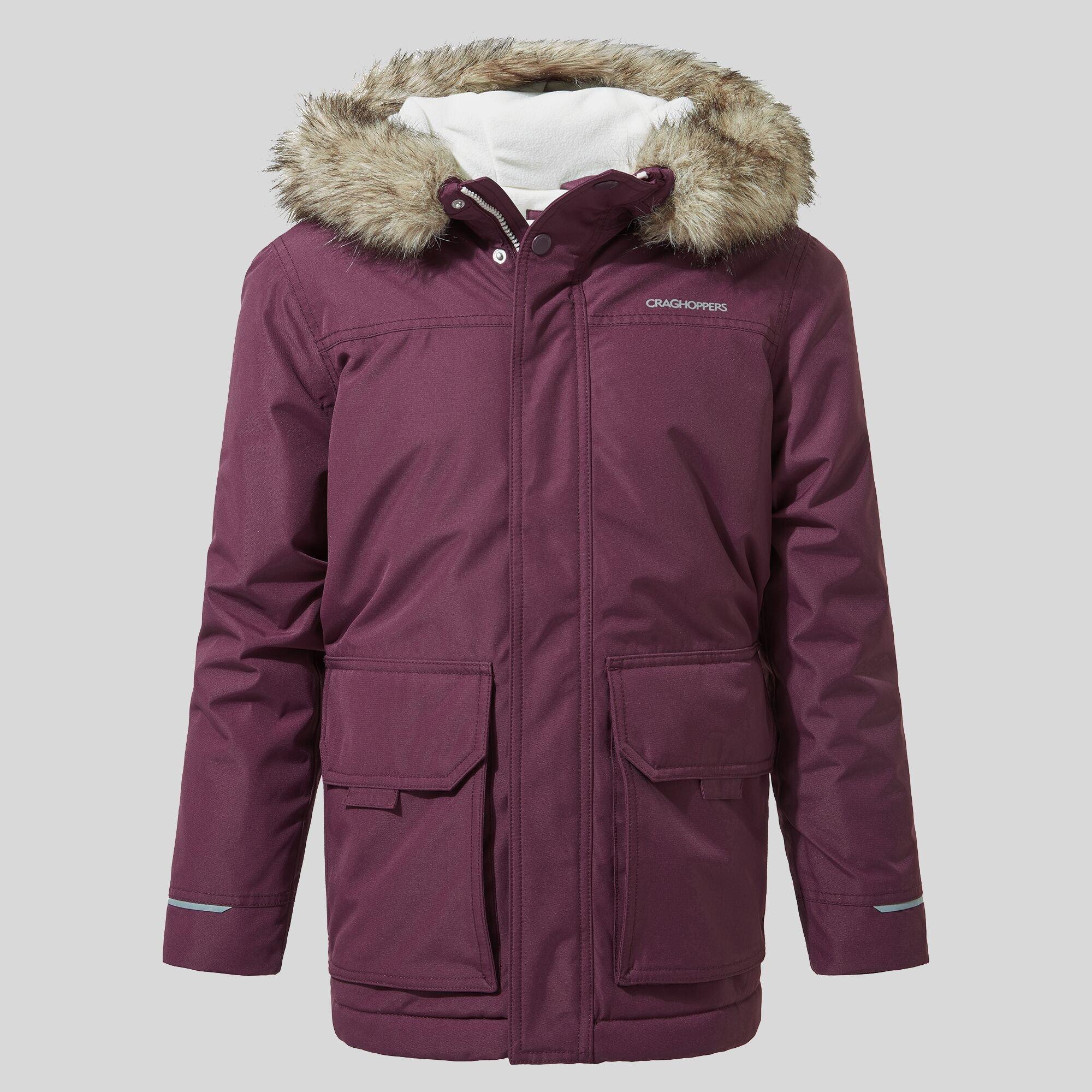 Deep Violet - Craghoppers - Unisex Kids' Crag Corrib Waterproof Parka - 1