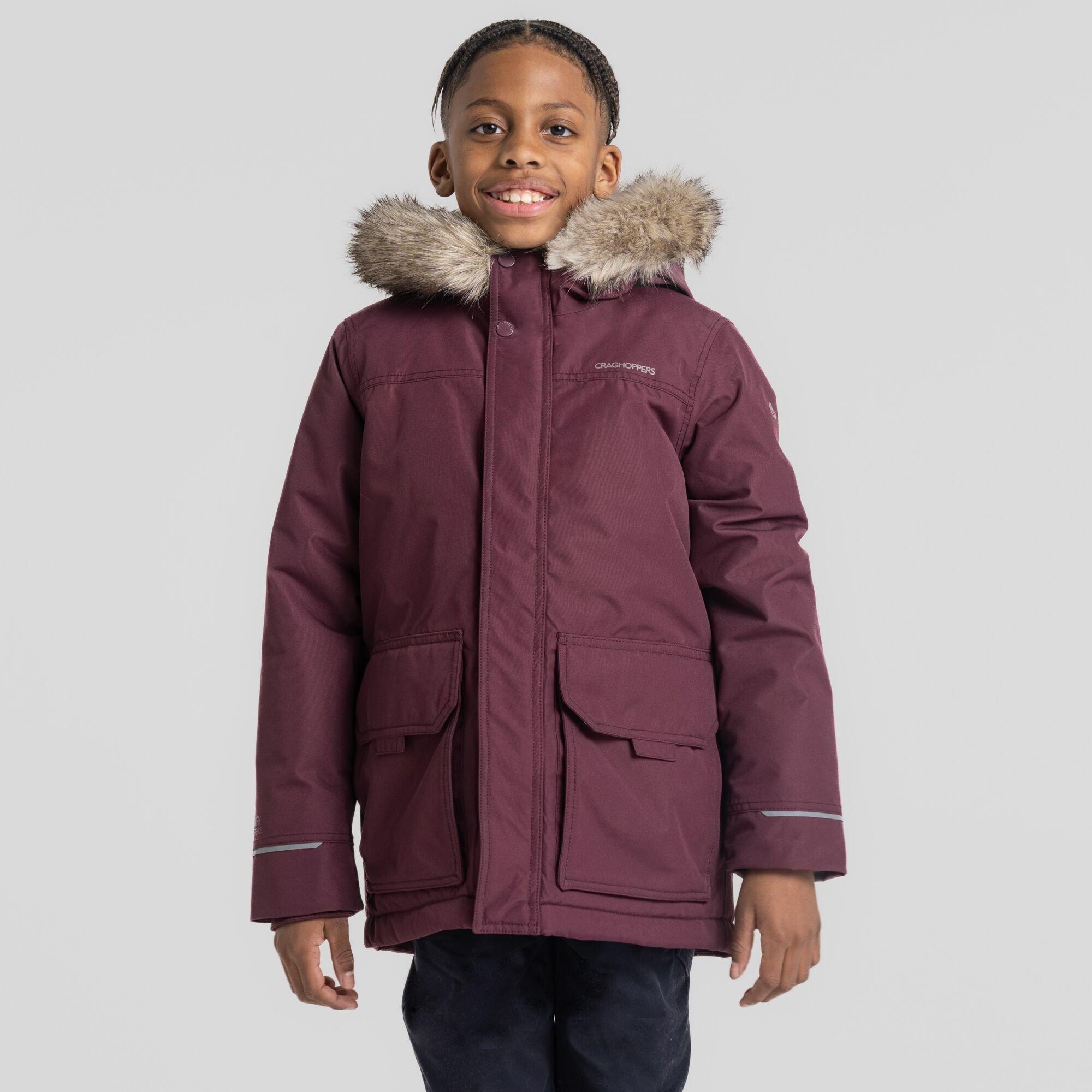 Deep Violet - Craghoppers - Unisex Kids' Crag Corrib Waterproof Parka - 2