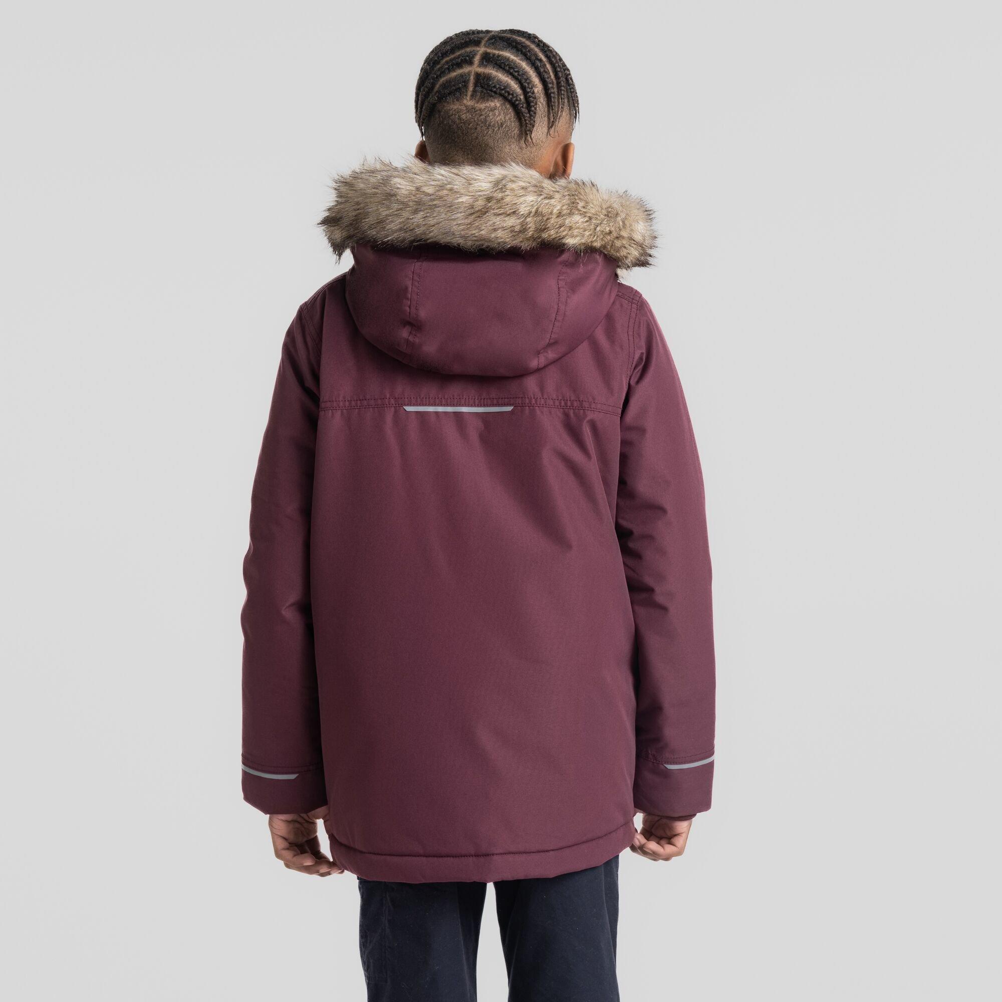 Deep Violet - Craghoppers - Unisex Kids' Crag Corrib Waterproof Parka - 3