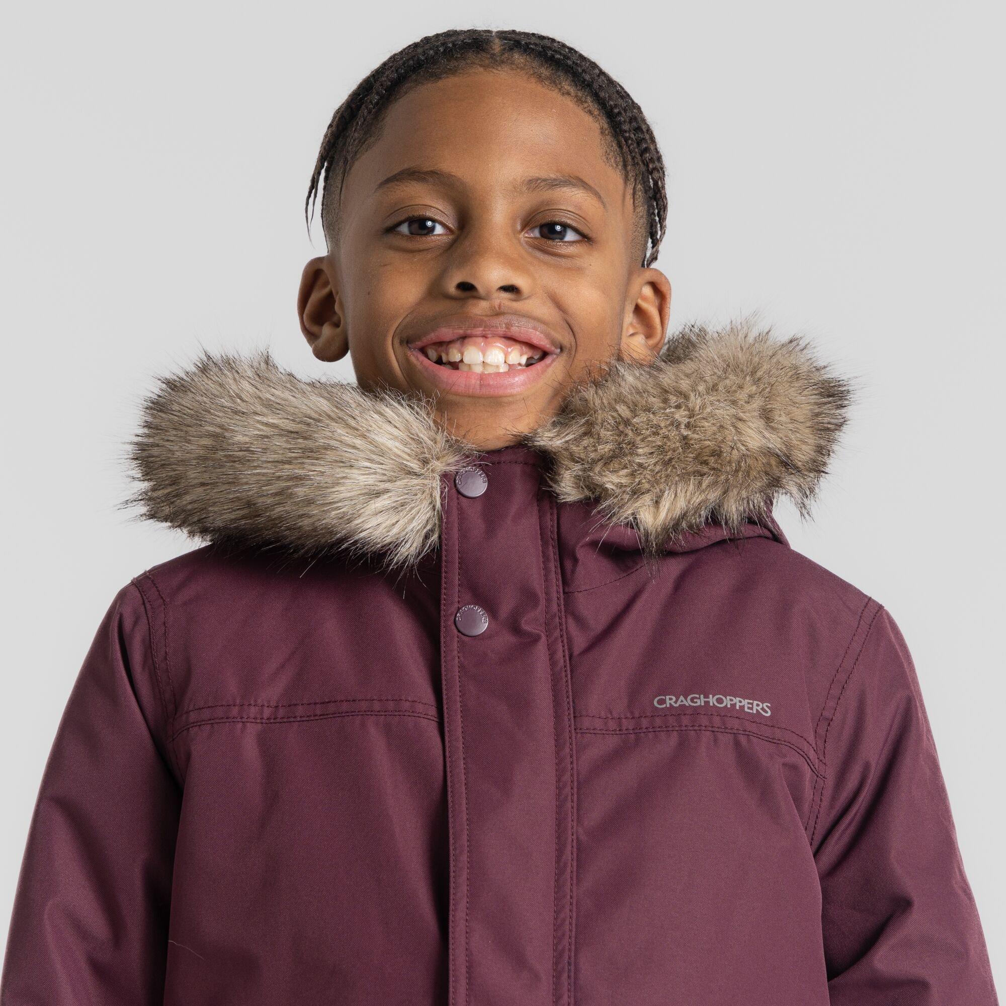 Deep Violet - Craghoppers - Unisex Kids' Crag Corrib Waterproof Parka - 4