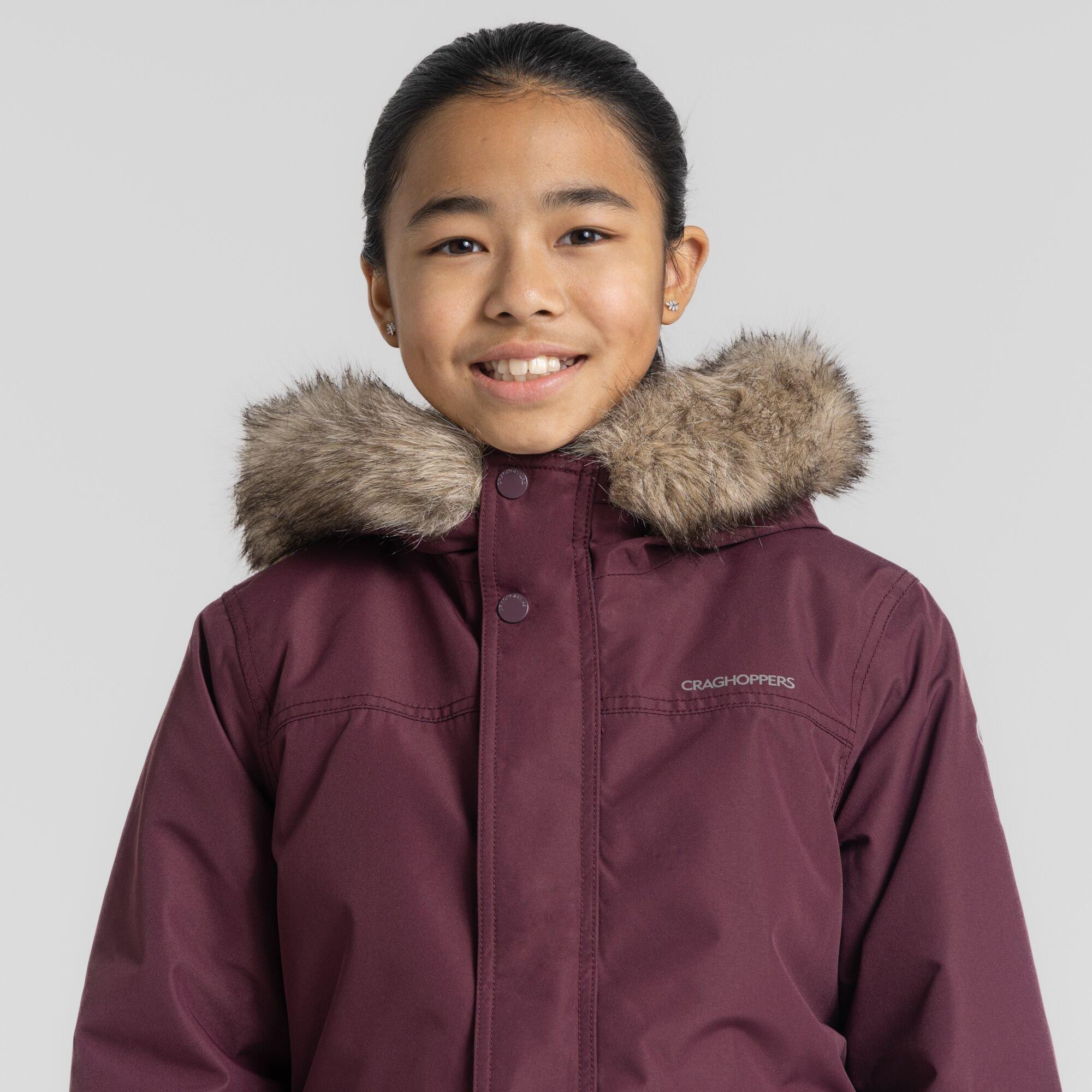 Deep Violet - Craghoppers - Unisex Kids' Crag Corrib Waterproof Parka - 8