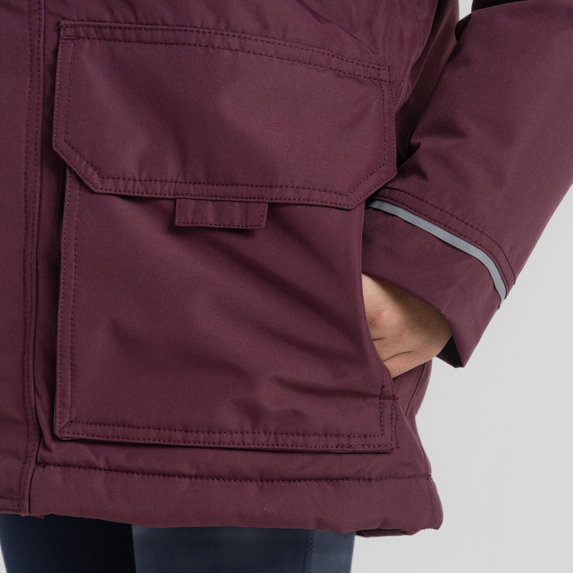 Deep Violet - Craghoppers - Unisex Kids' Crag Corrib Waterproof Parka - 10