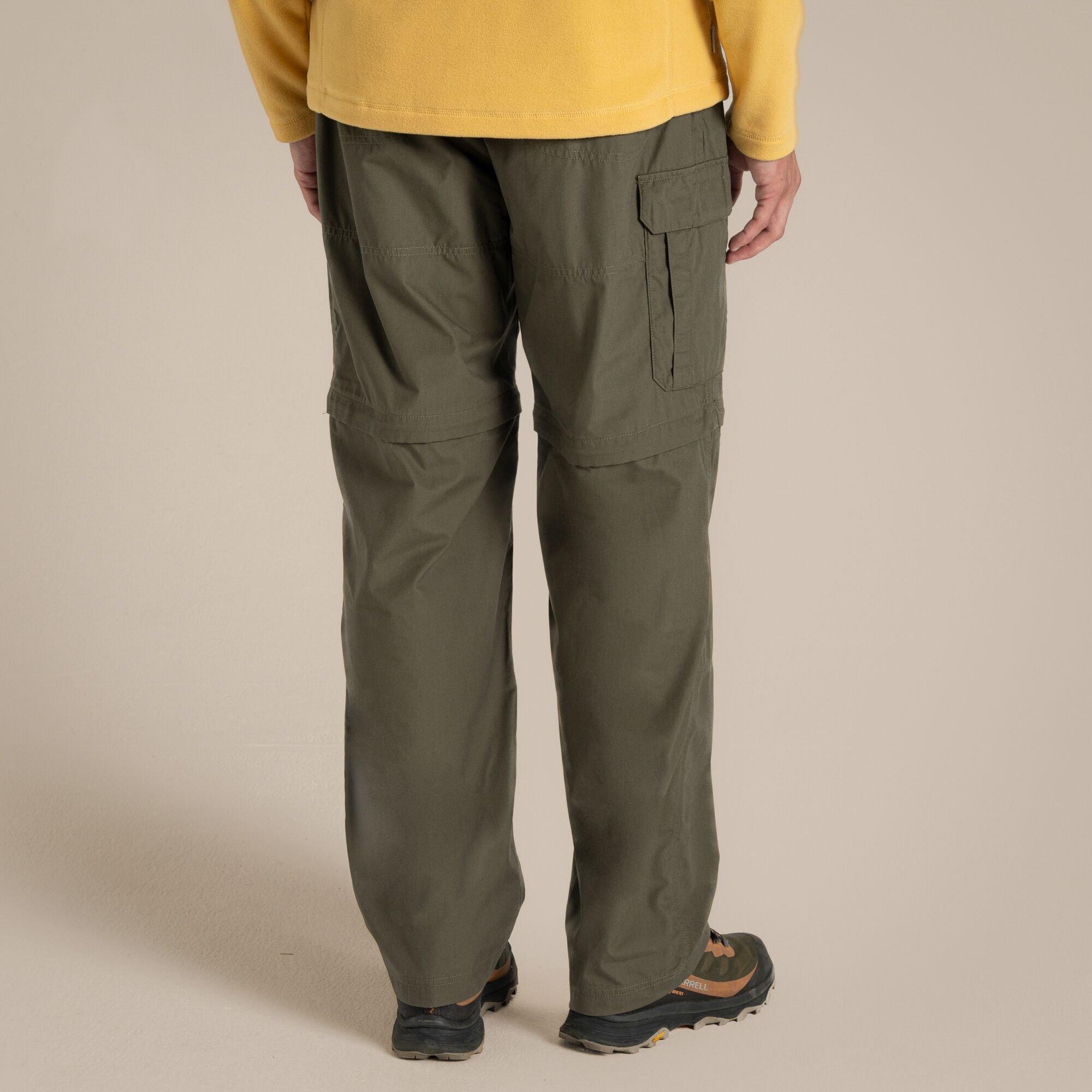Wild Olive - Craghoppers - Mens Kiwi Convertible Water-Repellent Trousers - 3