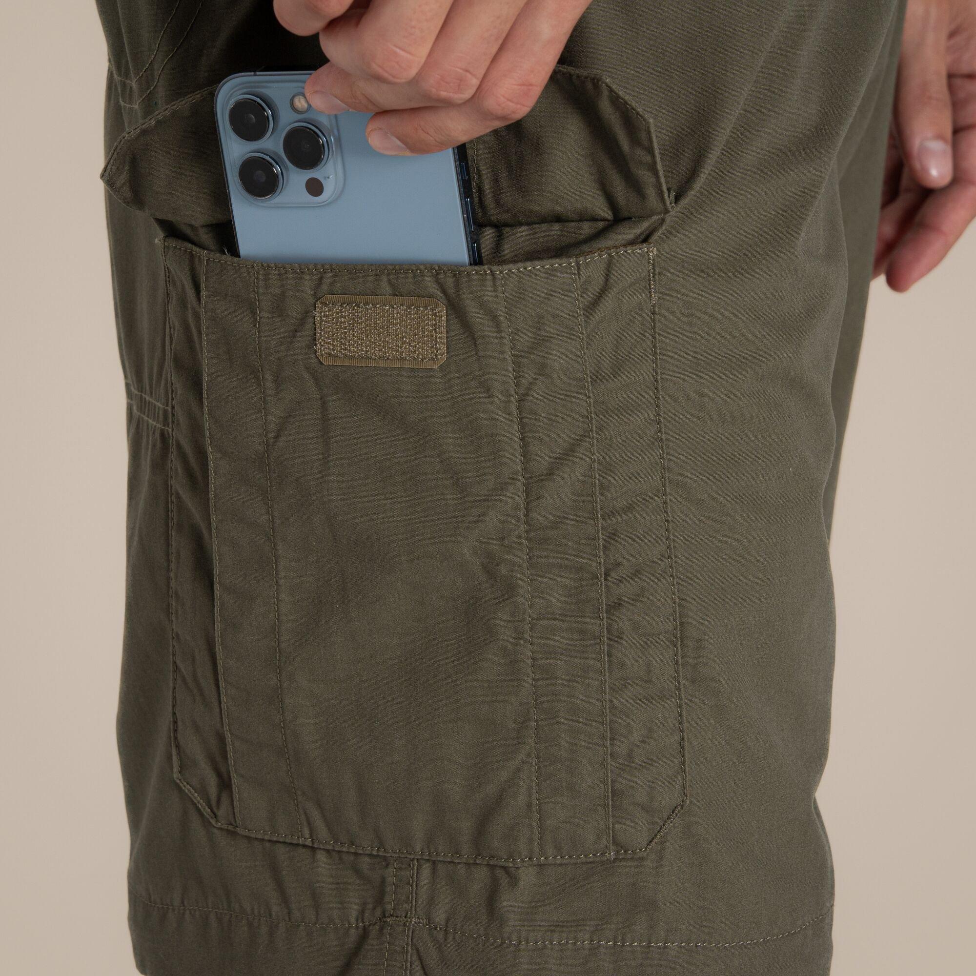 Wild Olive - Craghoppers - Mens Kiwi Convertible Water-Repellent Trousers - 9