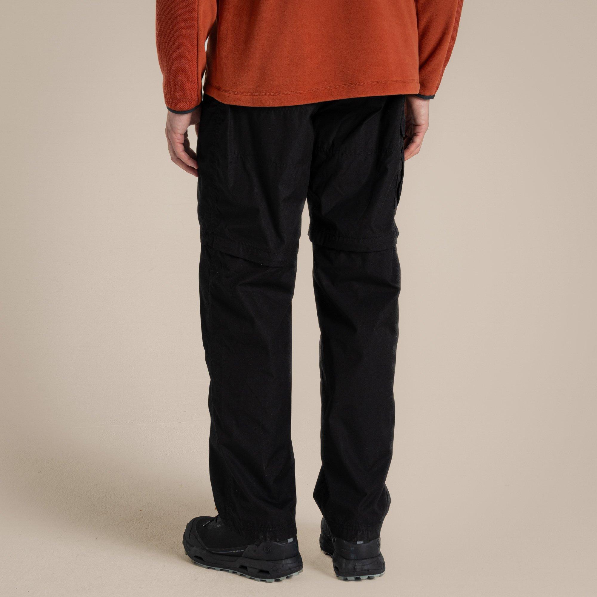 Black - Craghoppers - Mens Kiwi Convertible Water-Repellent Trousers - 4