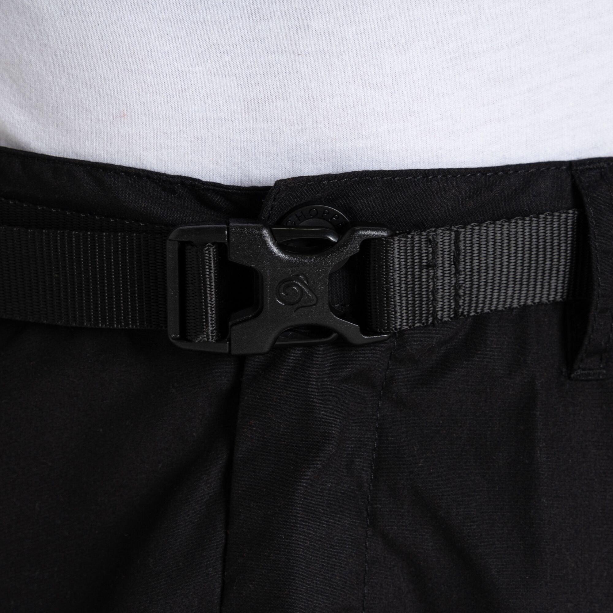 Black - Craghoppers - Mens Kiwi Convertible Water-Repellent Trousers - 6