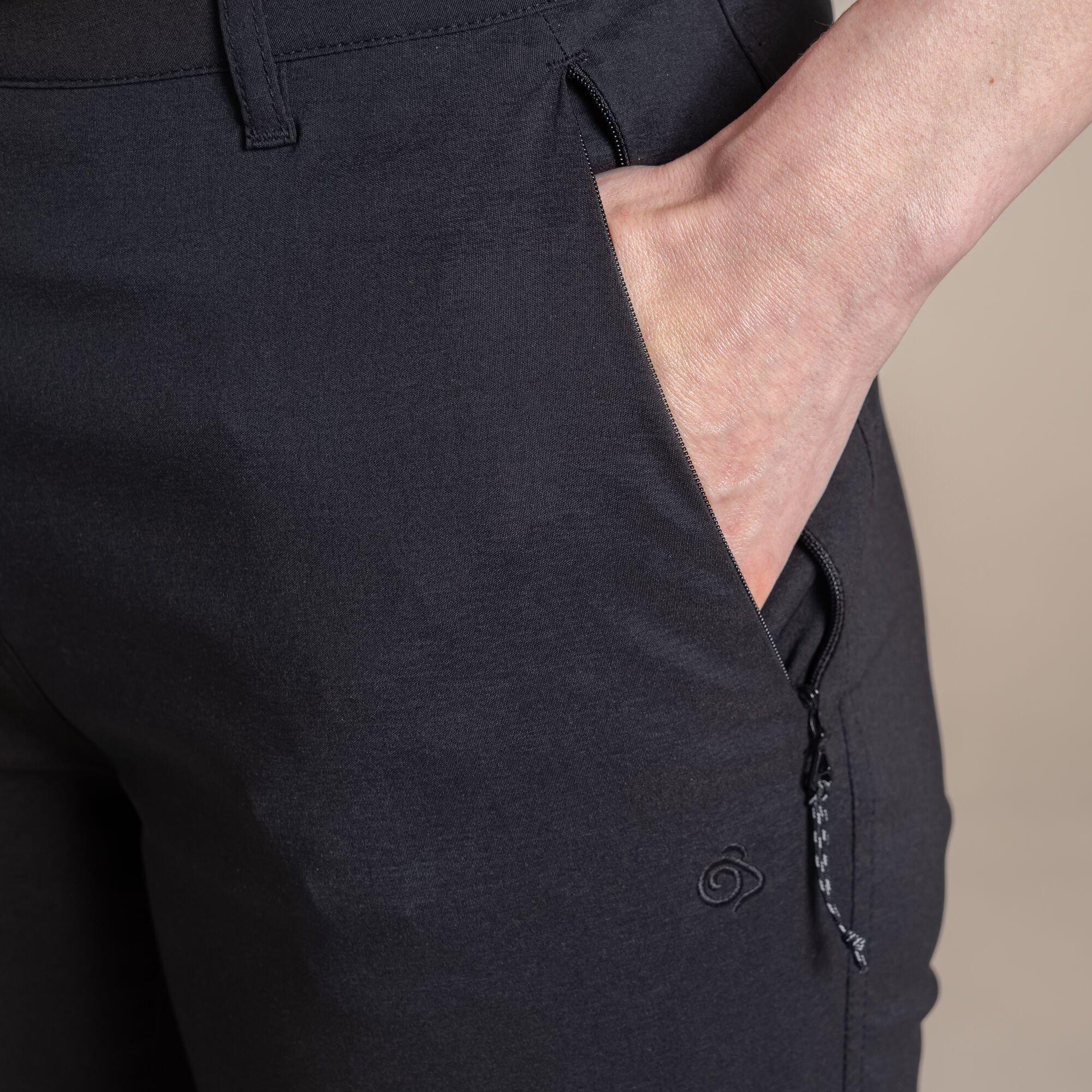 Black - Craghoppers - Womens Kiwi Pro III Water-Repellent  Convertible T - 7