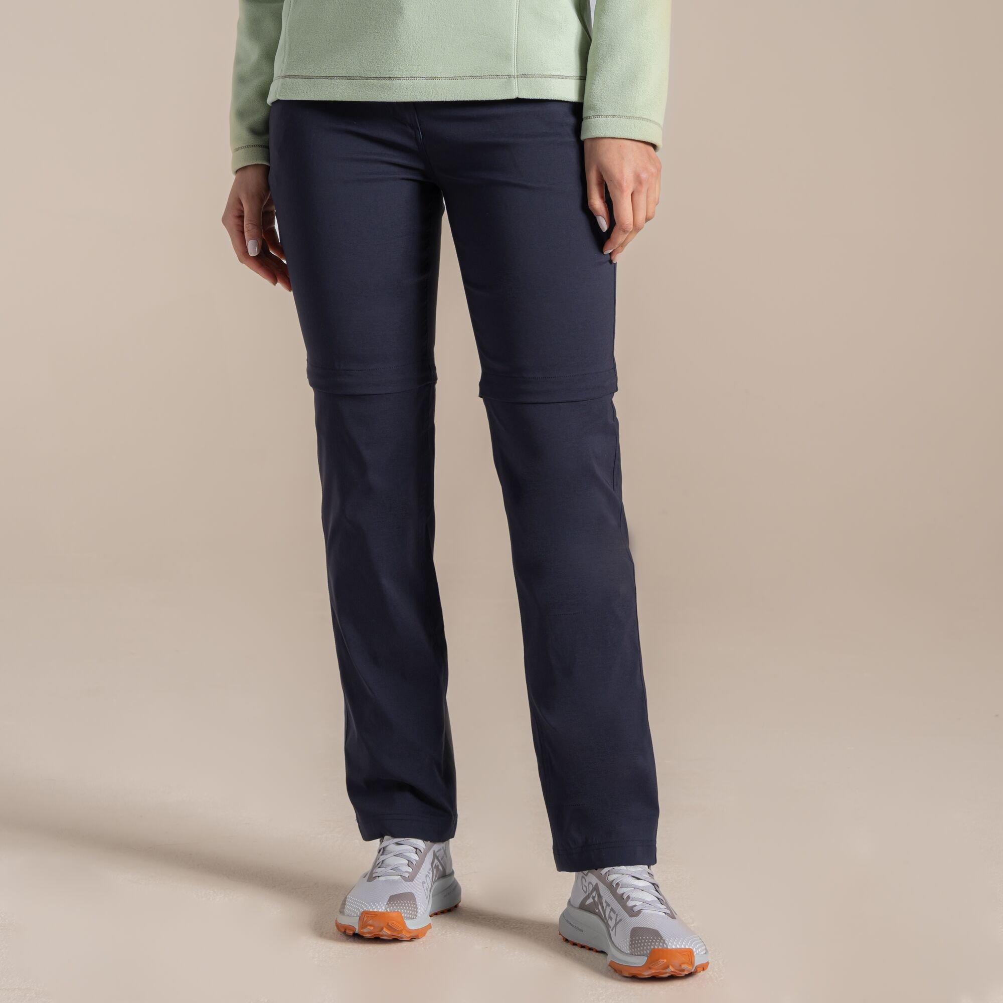Craghoppers Women's Kiwi Pro Iii Water-Repellent Convertible Trousers - Dk Navy - 22R