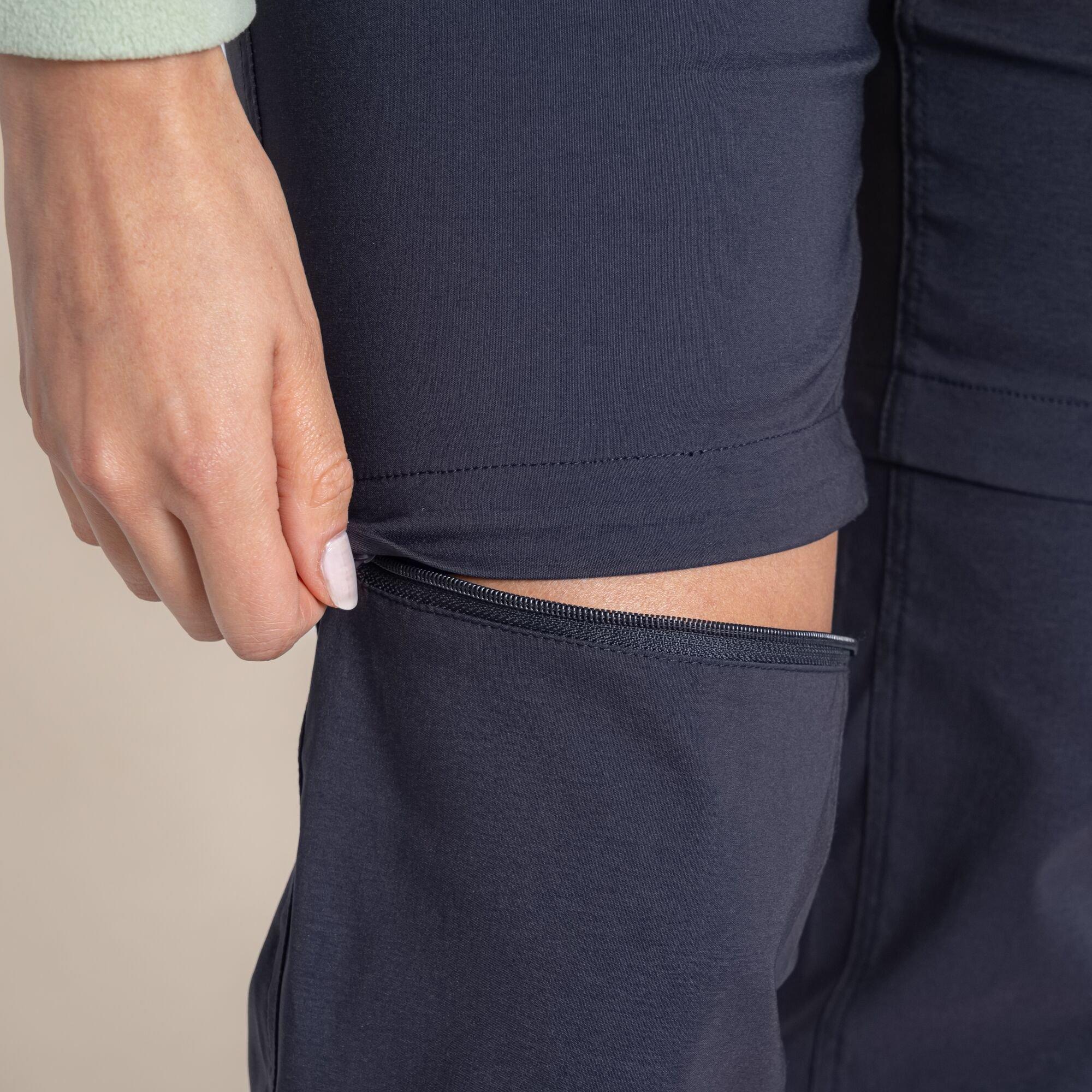 Dk Navy - Craghoppers - Kiwi Pro III Water-Repellent  Convertible Trousers - 10