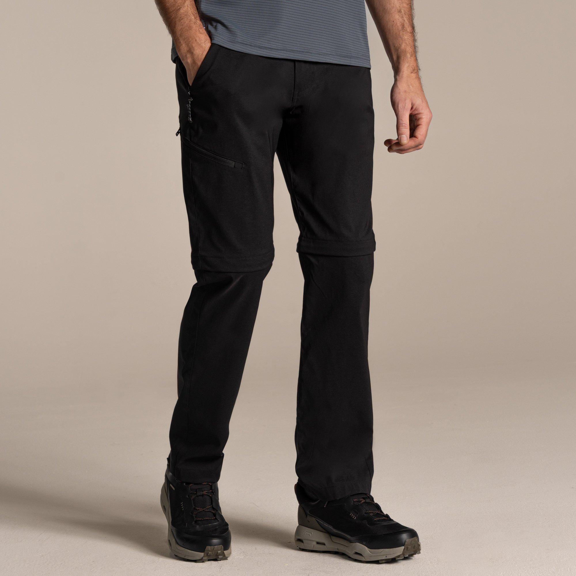 Black - Craghoppers - Kiwi Pro III Water-Repellent  Convertible Trousers - 3